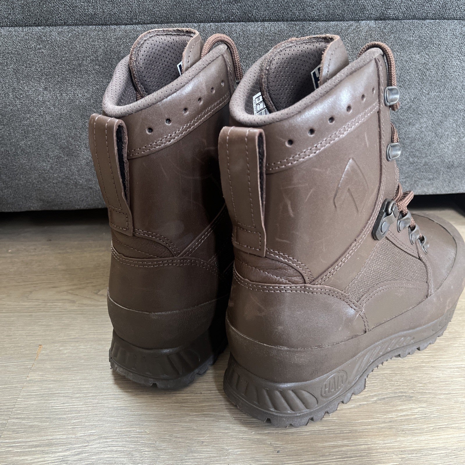 HAIX Hiking Walking Work Combat Boots Army High Liability UK 7W Used Super