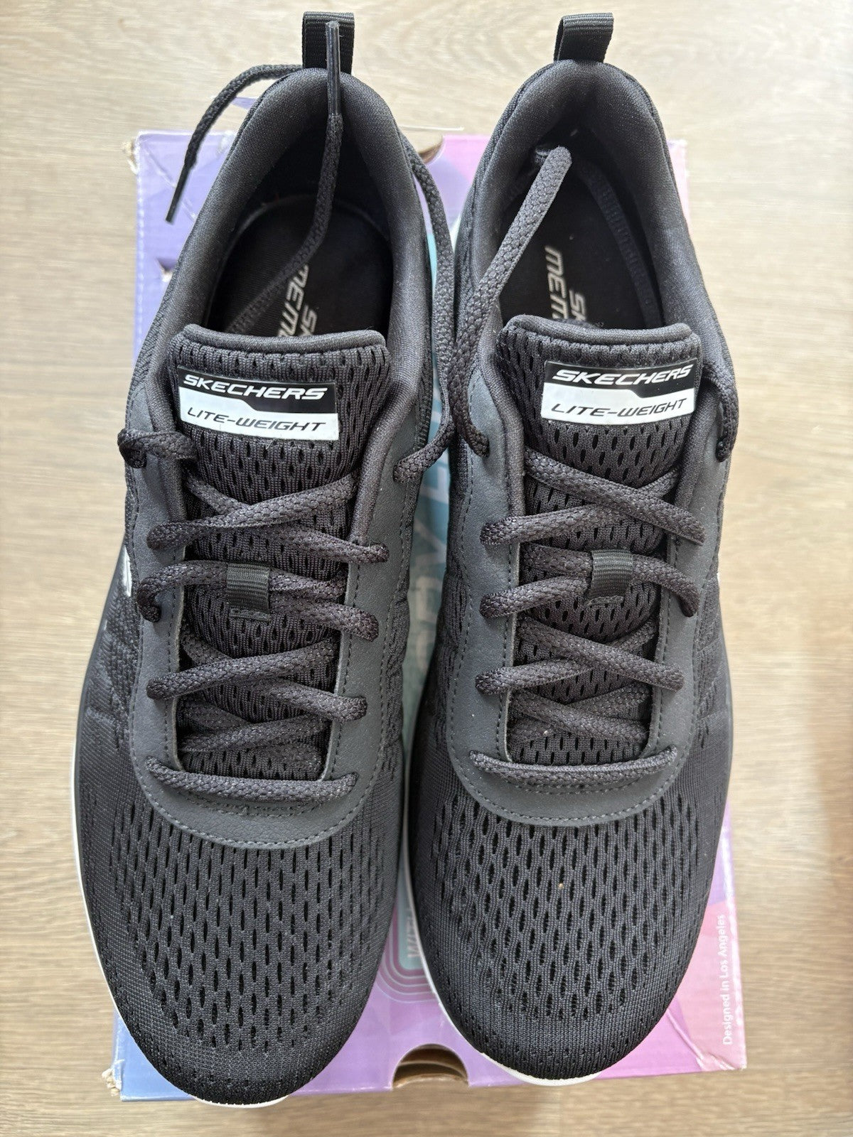 Sketchers Women’s Black Track New Staple Size 7