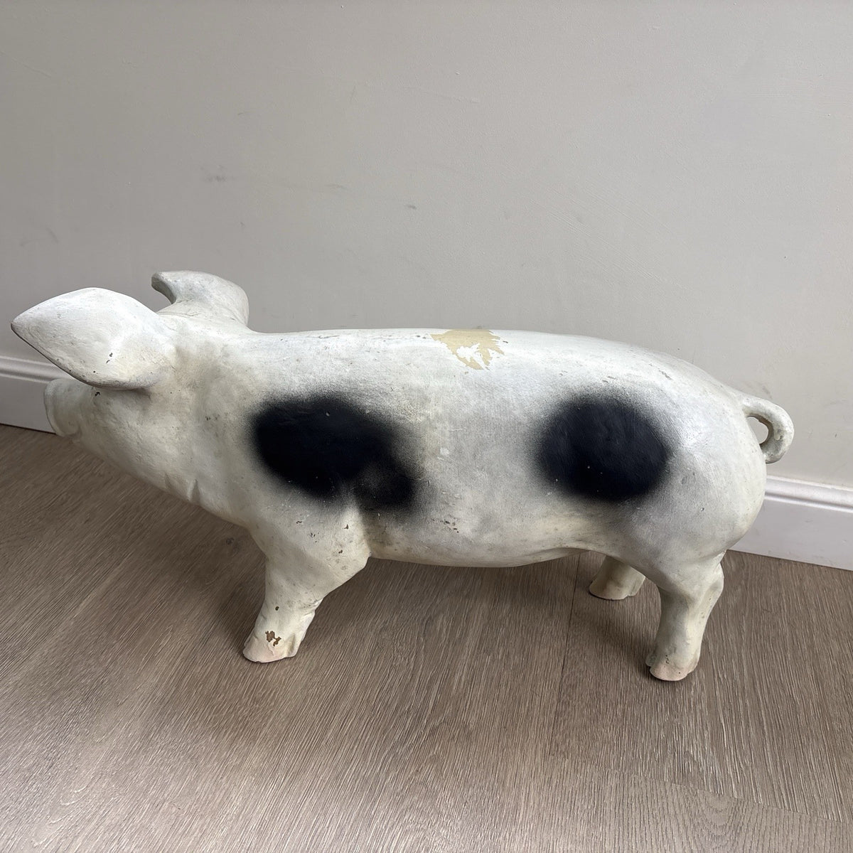Vintage Gloucester Old Spot Butchers Shop Pig