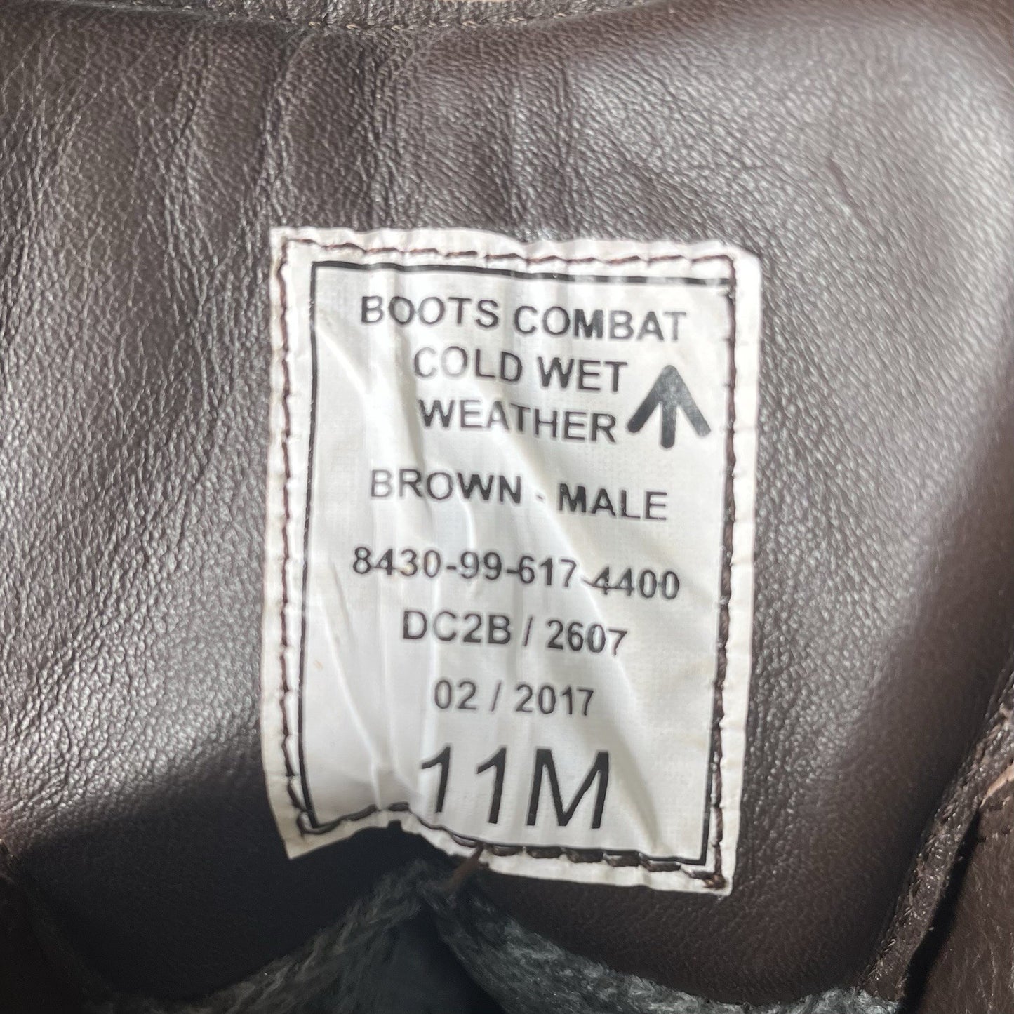 British Army Military Cold Wet Weather Goretex Leather Combat Boots Brown Sizes