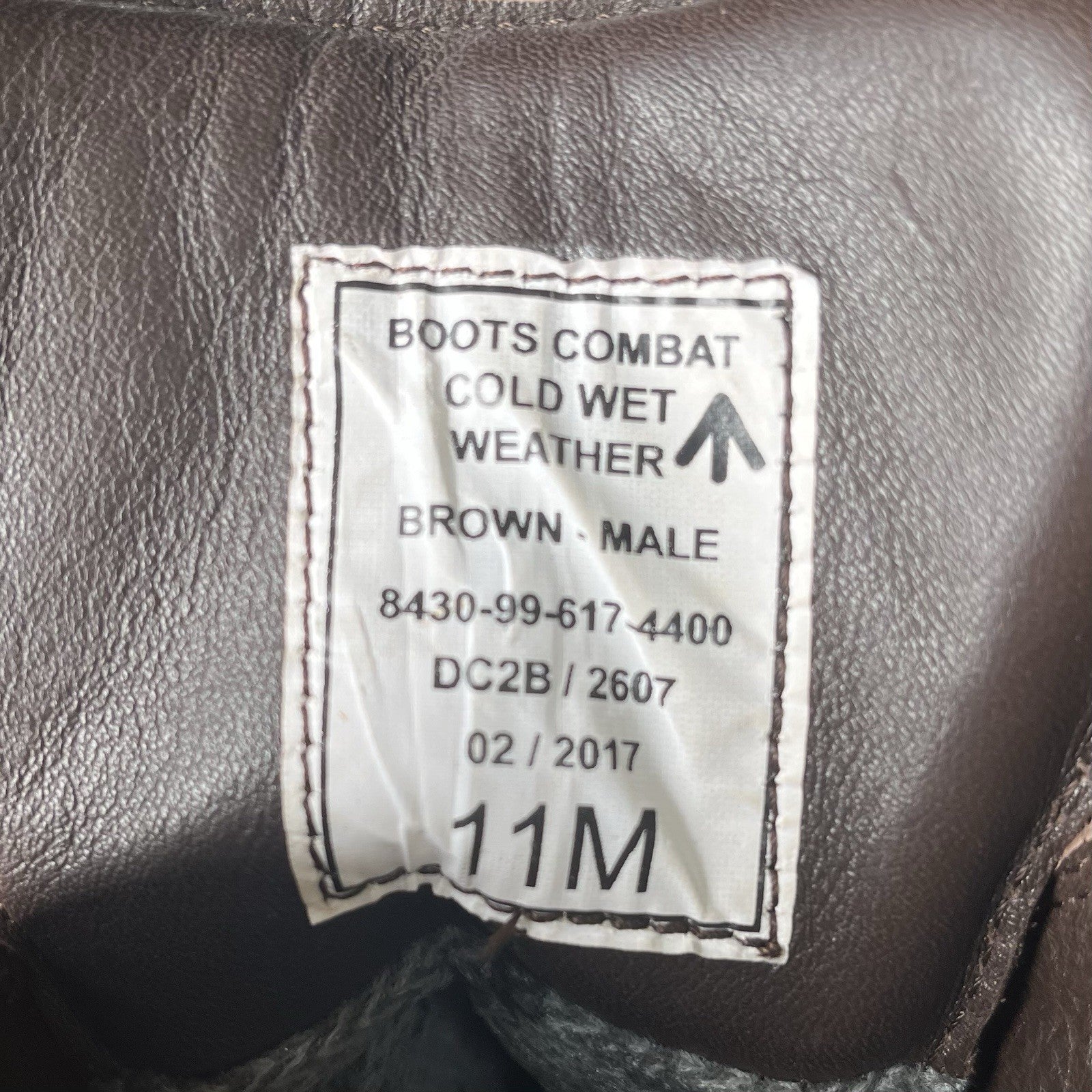 British Army Military Cold Wet Weather Goretex Leather Combat Boots Brown Sizes
