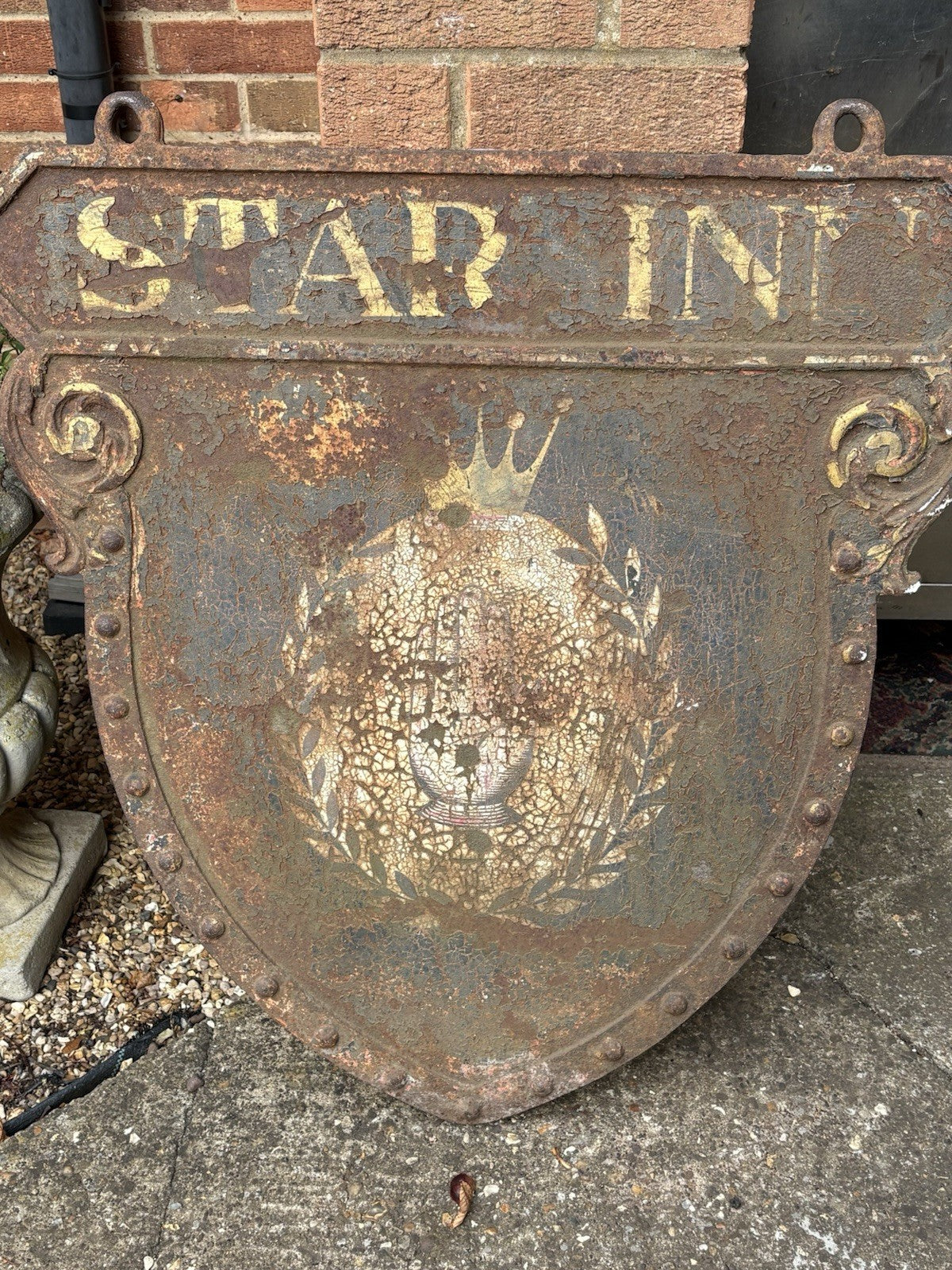 Reclaimed  Antique Pub  Sign Architectural Original Collectors CAMRA beer Brew