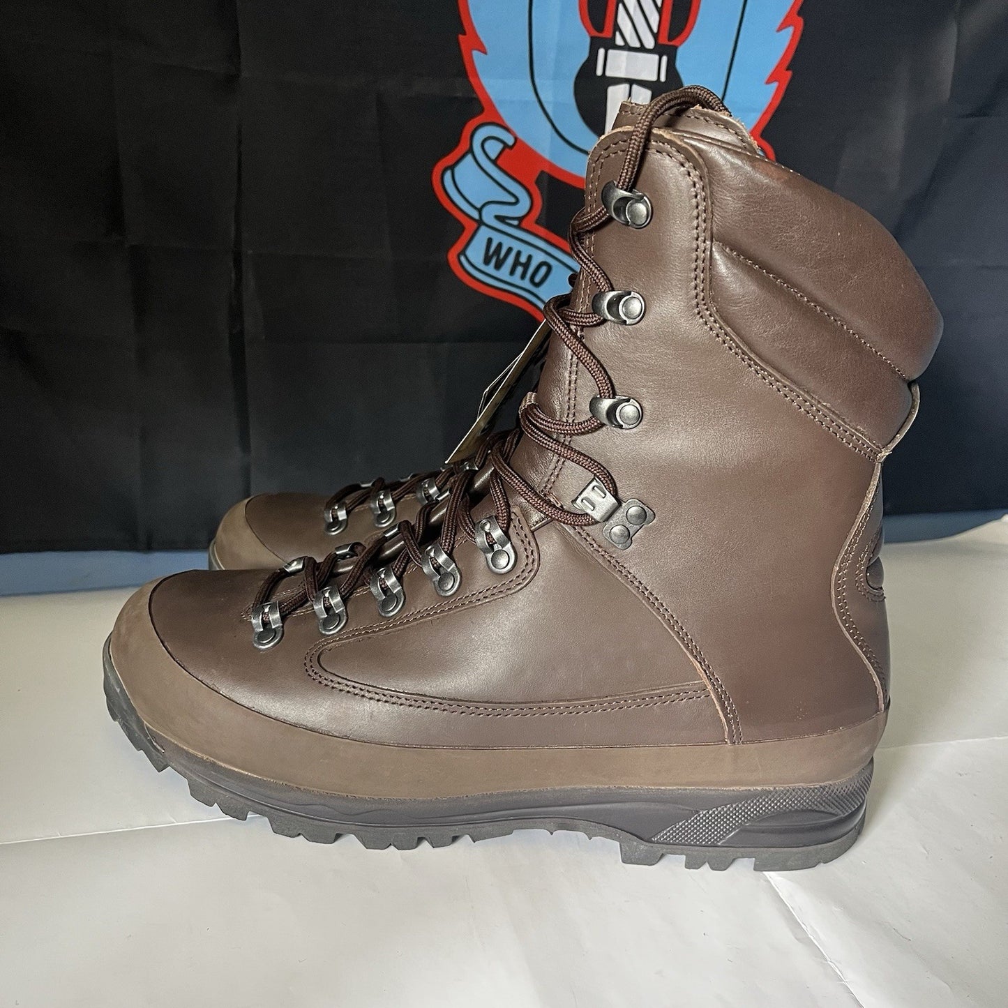 British Army Military Cold Wet Weather Goretex Leather Combat Boots Brown Sizes