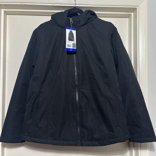 32 Degrees Ladies Soft Tech Black Jacket Size Large L Womens Coat - BNWT