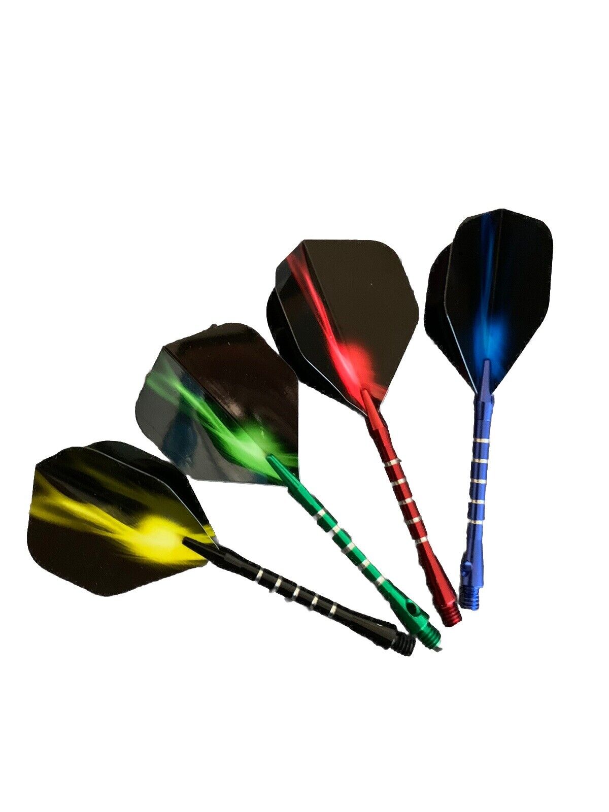 12 PCs Lightweight Dart Stems Shafts Flights Dart Set Dart Board multi colour PDC darts flight 