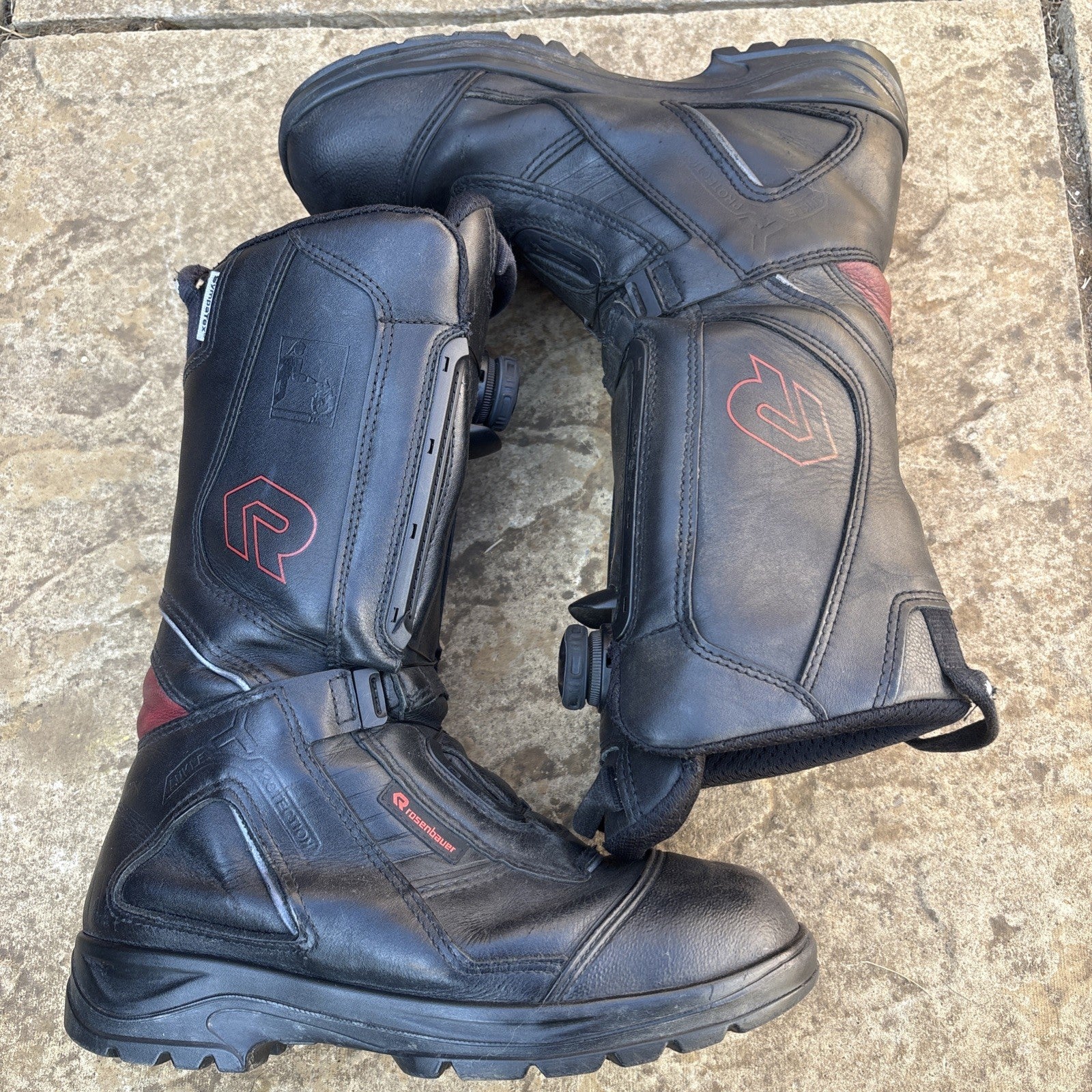 Rosenbauer Firefighter Boots UK 8 Fire Rescue Safety Leather Boots