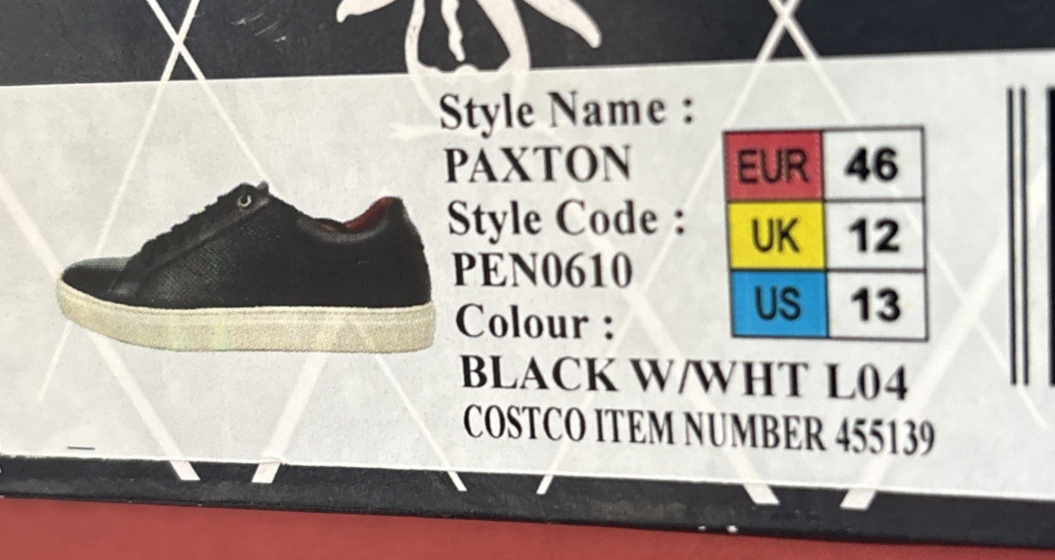 Penguin Paxton Men’s Shoe Black Size 12