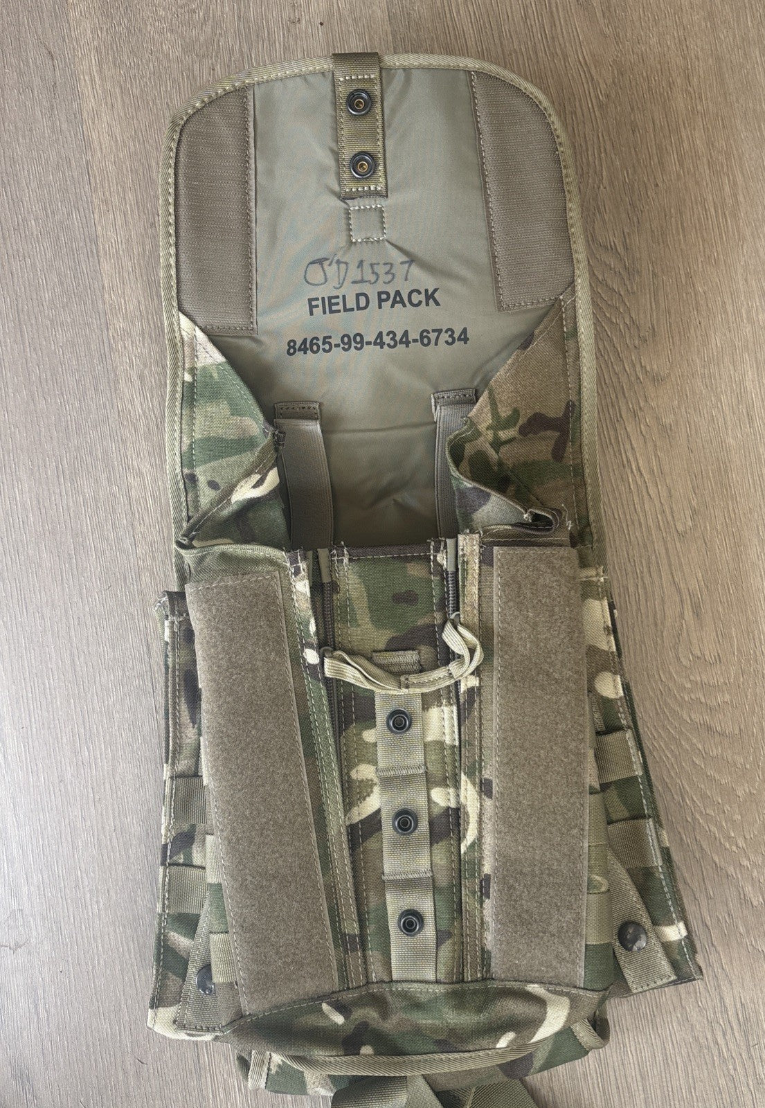 British Army MTP Field Pack Haversack    Molle  Ex Mod Surplus Respirator Bag