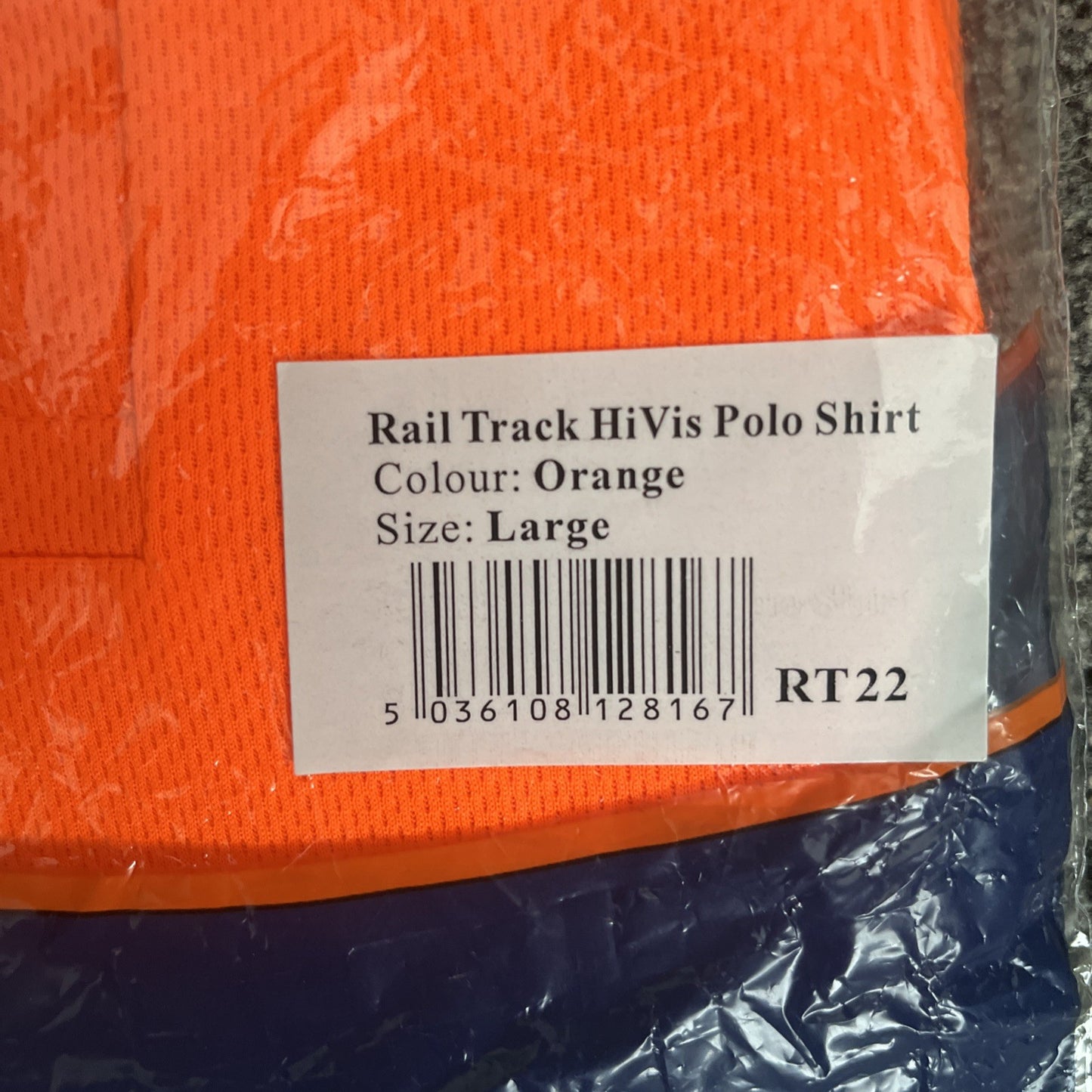 Portwest Hi-Vis Polo Shirt Short Sleeve Breathable Reflective RT22 Size Large L