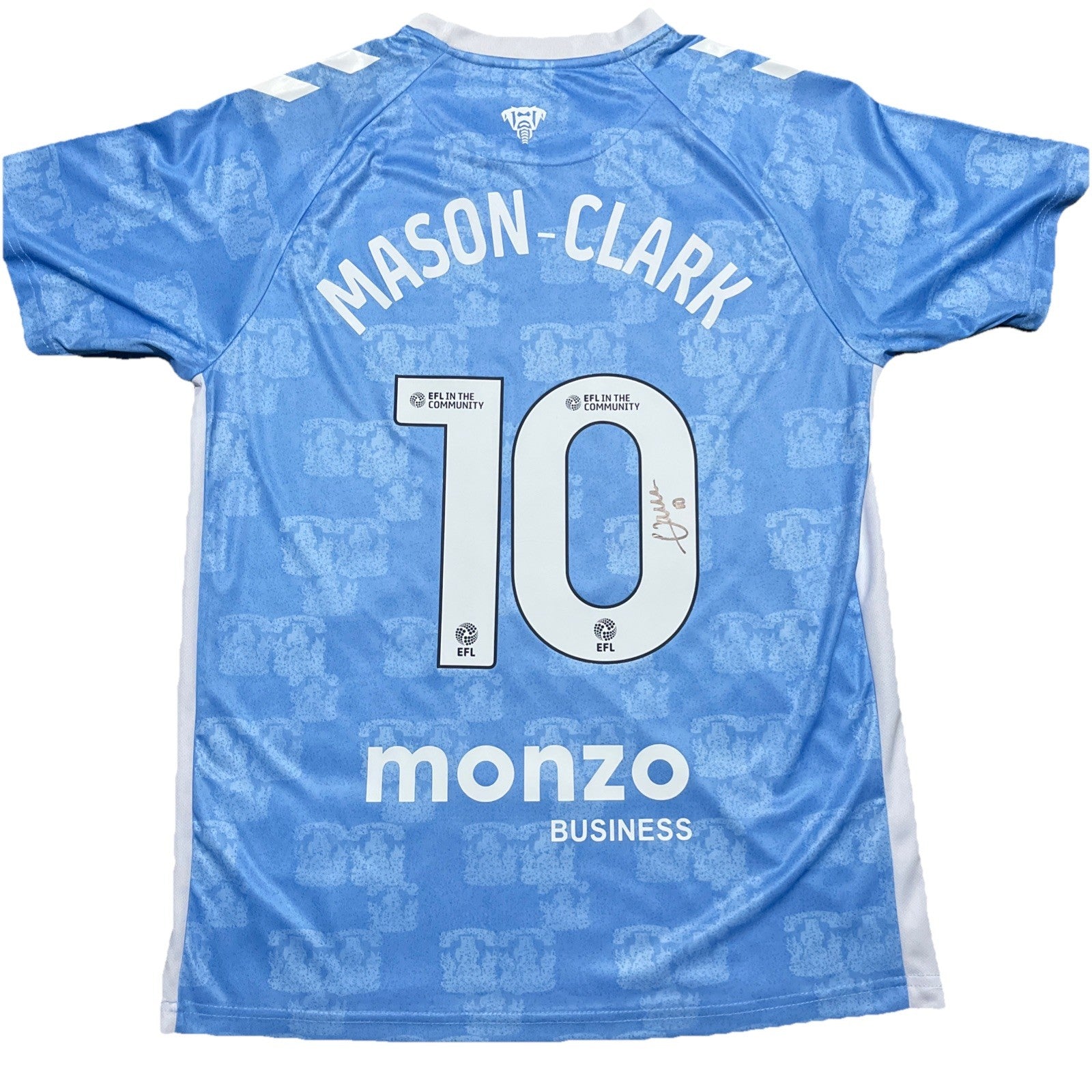 Mason-Clark Medium Professional Signed Coventry City Shirt 25/26 No COA Hummel