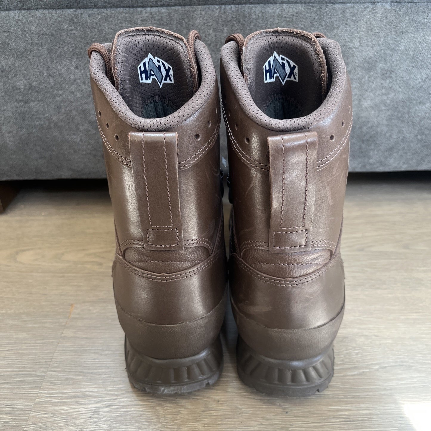 HAIX Hiking Walking Work Combat Boots Army High Liability UK 7W Used Super