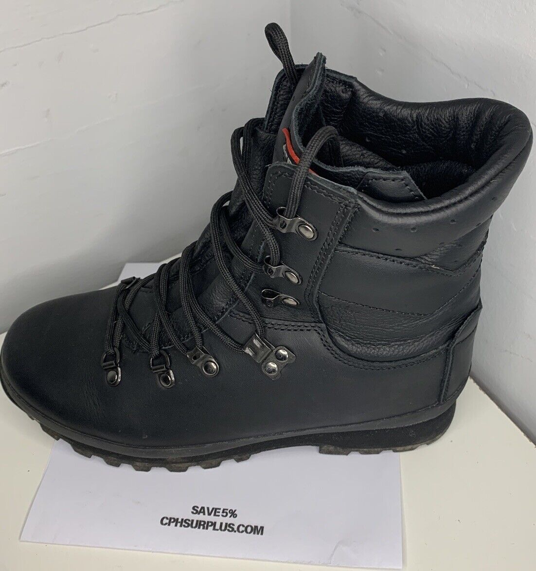 Female ALTBERG Black Defenders Army Boots Leather Altberg Boots SIZE 7M G1