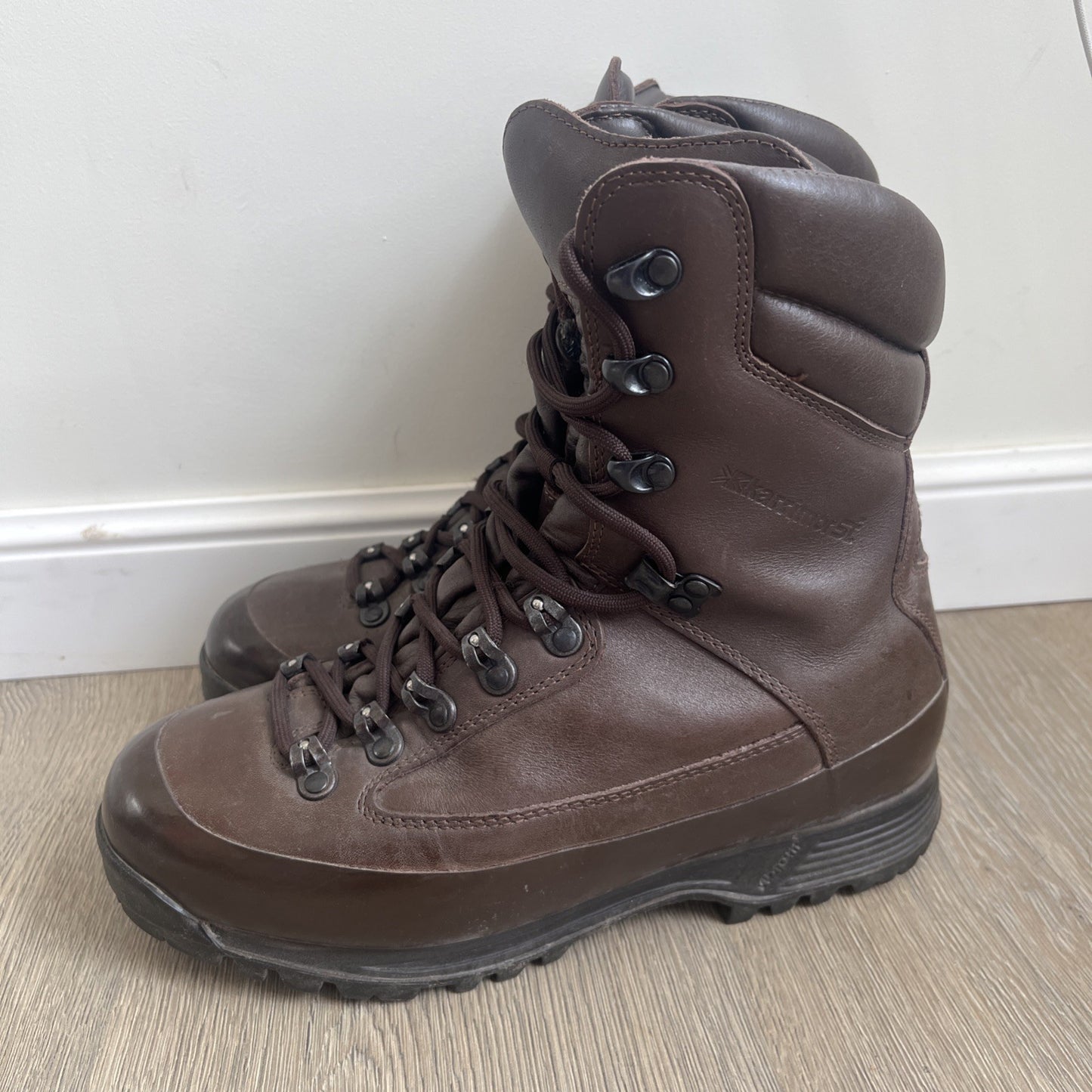 Karrimor SF Vibram Sole Combat Boots Womens Brown Goretex Size UK 6W Used