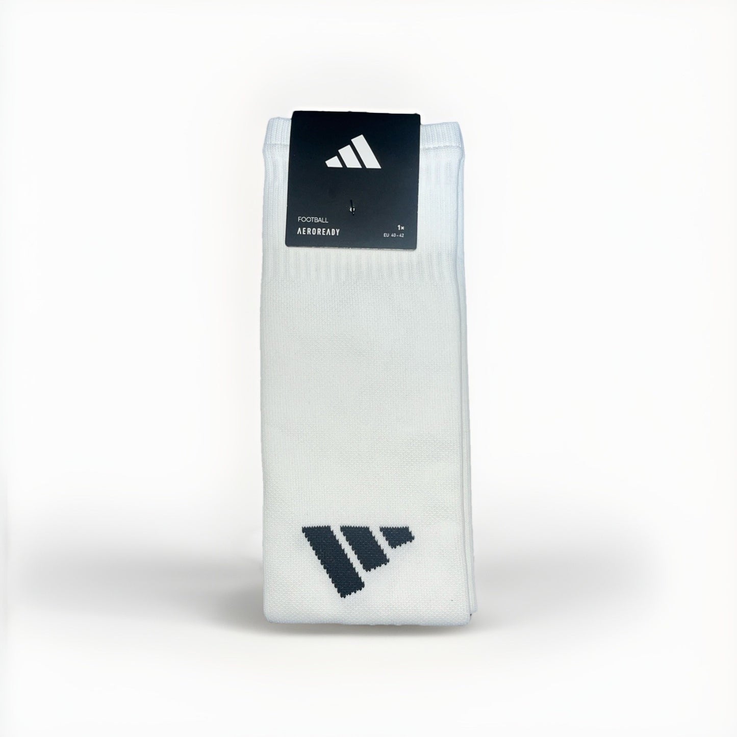 adidas Football Sleeve Mens Team Socks Pair White Sports Rugby Teamwear UK 6.5-8