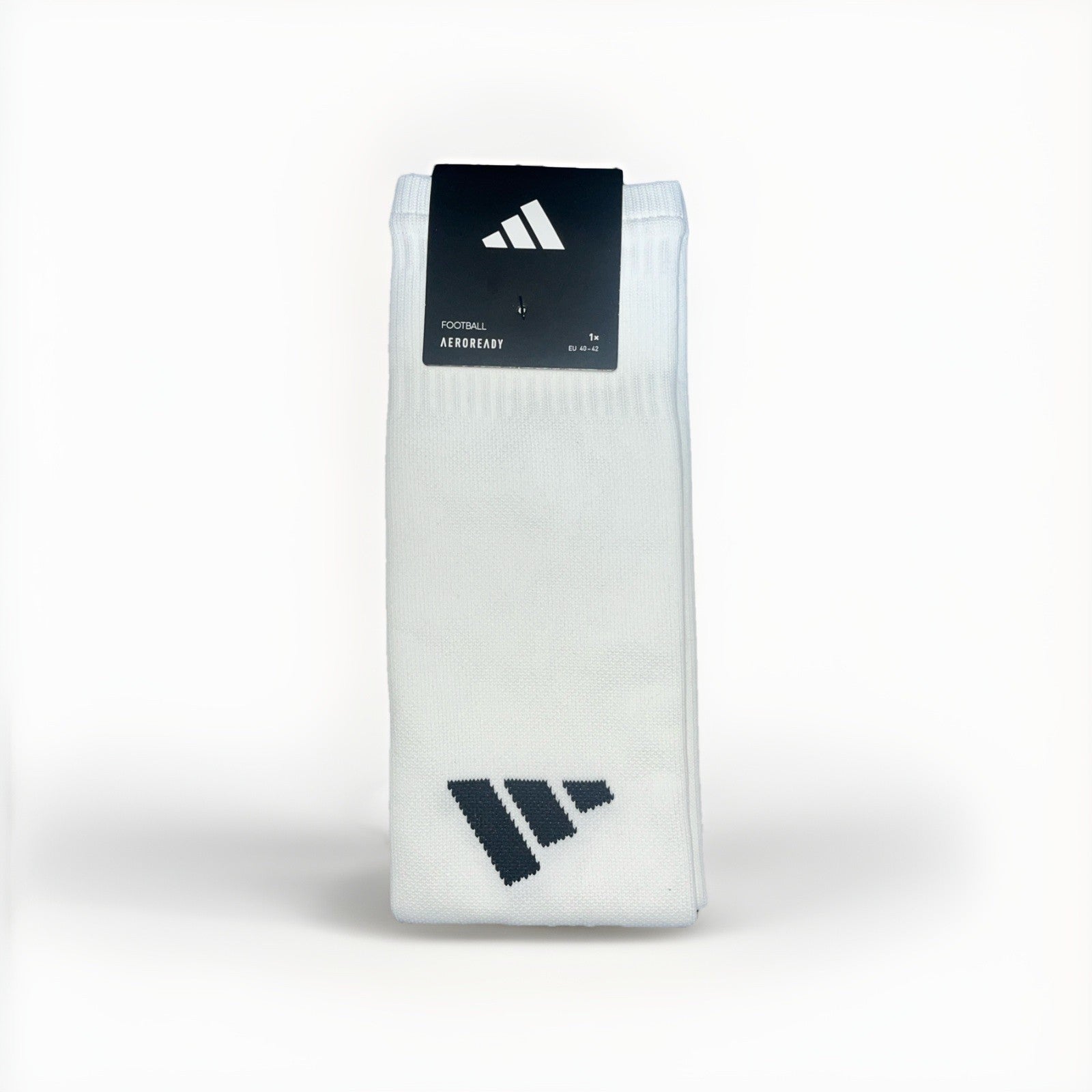 adidas Football Sleeve Mens Team Socks Pair White Sports Rugby Teamwear UK 6.5-8