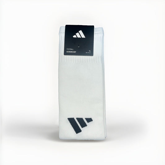 adidas Football Sleeve Mens Team Socks Pair White Sports Rugby Teamwear UK 6.5-8