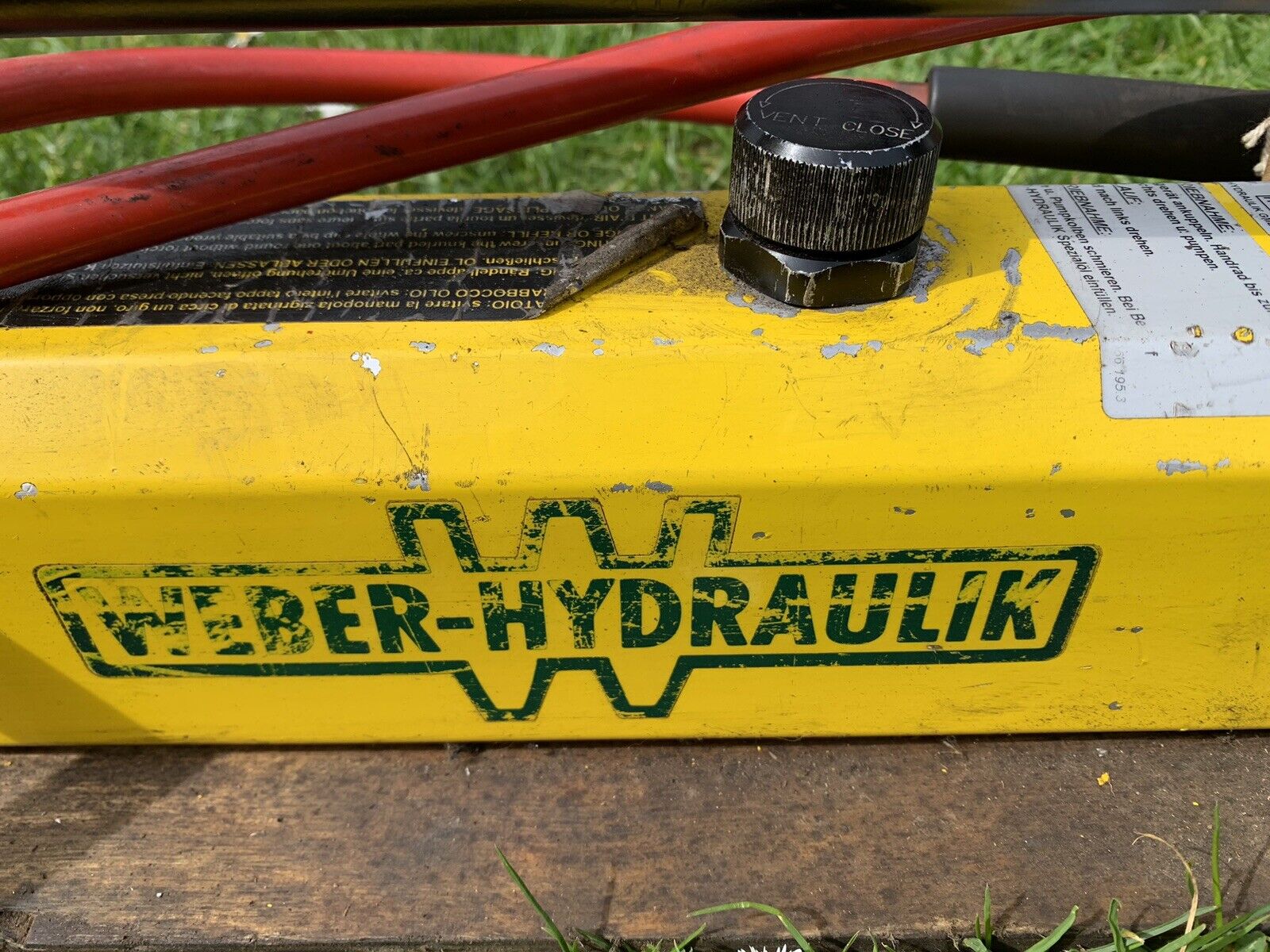 Jaws Of Life Rescue Hand Operated Pump Weber Holmatro Lukas Motor Racing Rescue