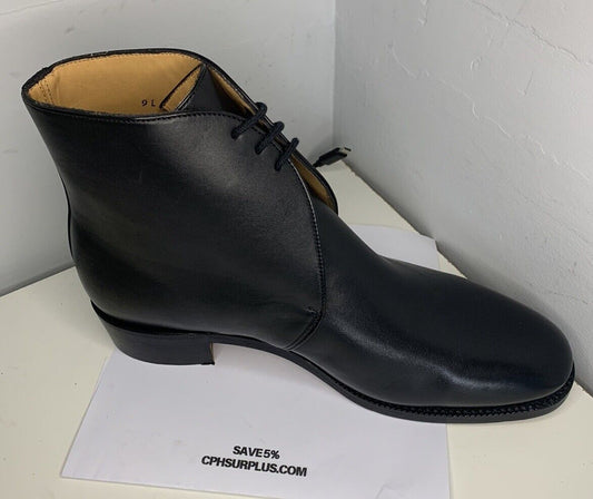British Army RAF Officers Black Leather George Dress Parade Boots Smart GRADE 1