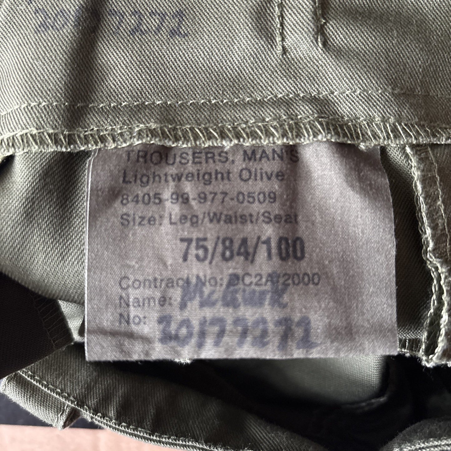 British Army Lightweight Combat Surplus Trousers Lightweight Green - USED Super