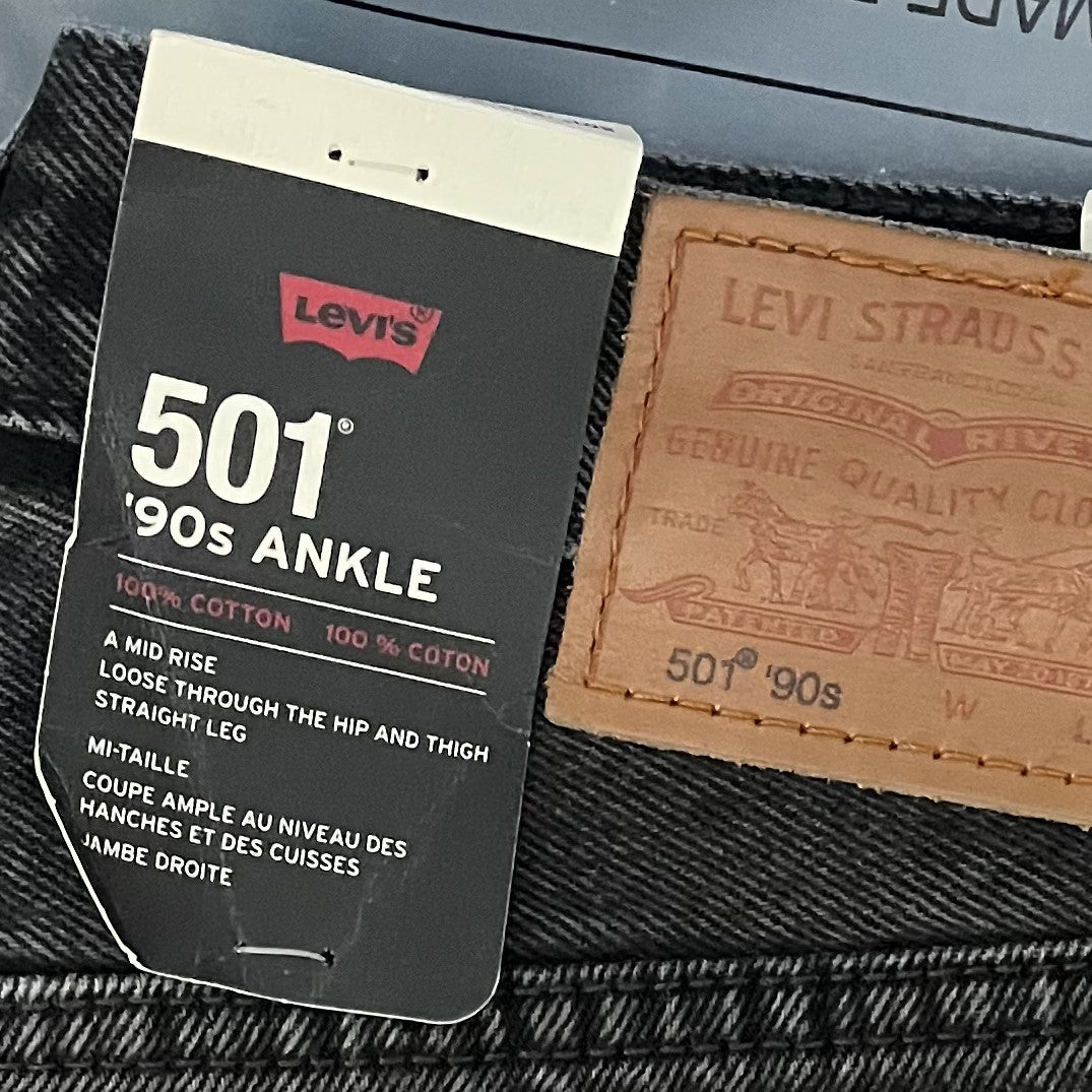 Levi's 501 Original Men's Jeans Straight Leg Blue Black Brand New - Sizes