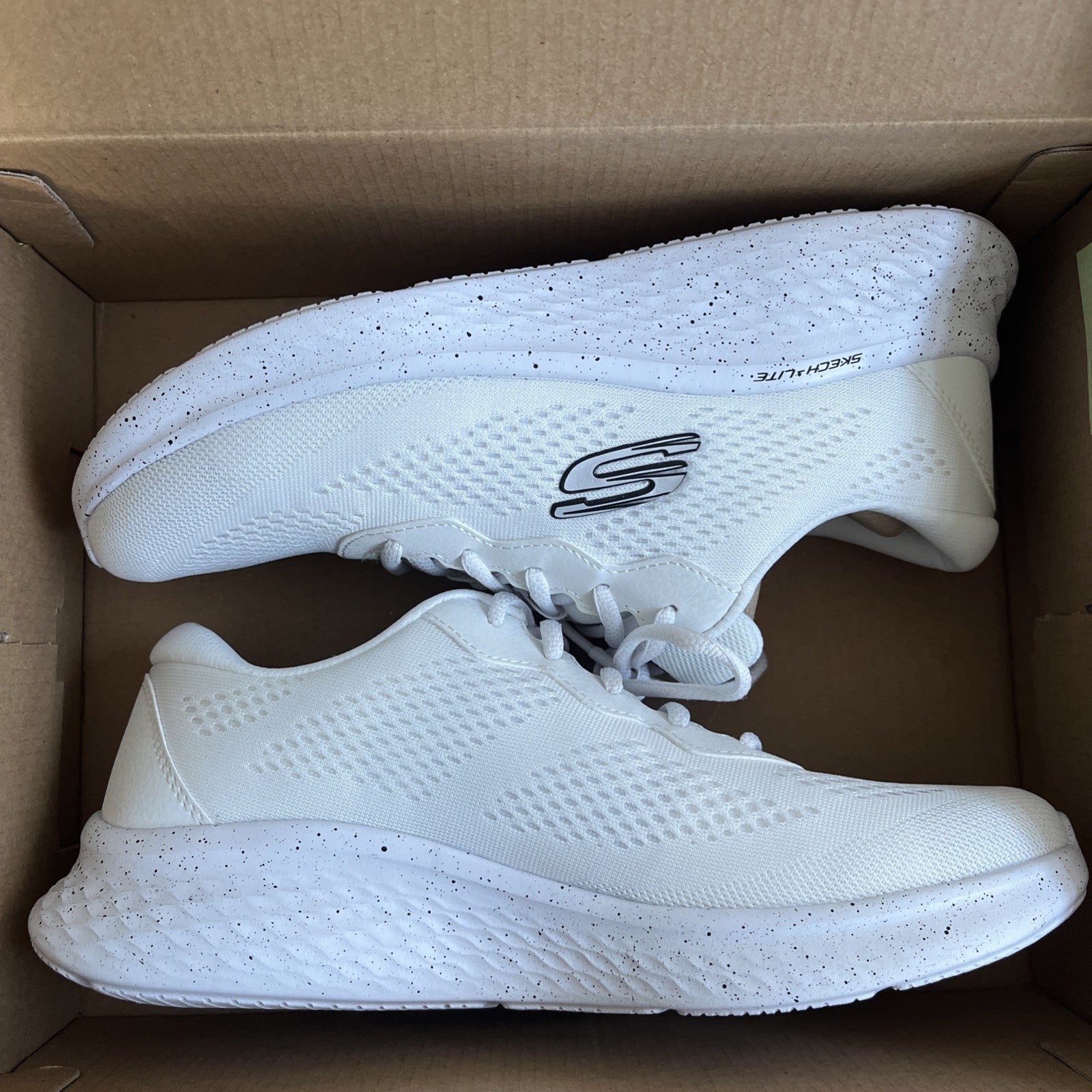 Skechers Ladies Skech-Lite Pro Trainer UK Size 6 White Comfort Memory Foam Women