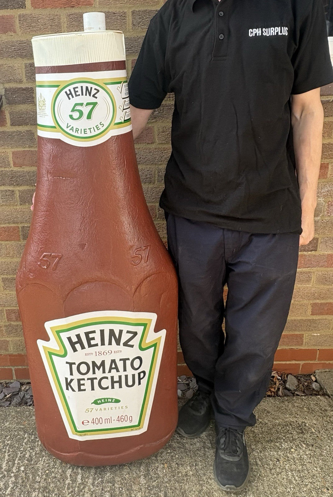 Film Prop Advertising Kitchen Pub Man Cave Ketchup Restaurant Cafe Heinz Comic
