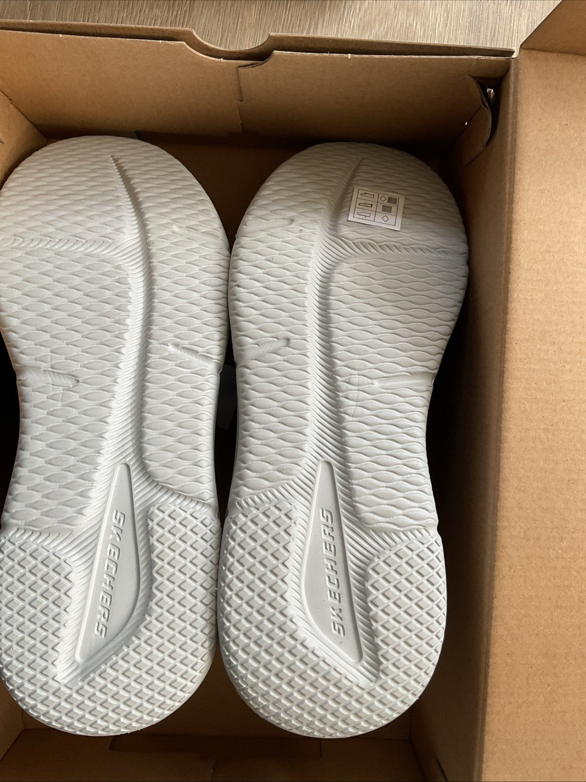 Sketchers Glide Lite Men’s Trainer In Navy Size 7 Classic Fit Memory Foam