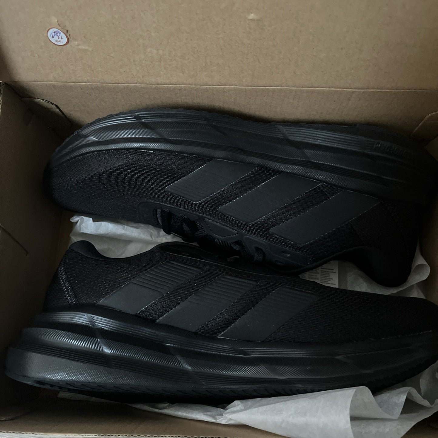 adidas Galaxy 7 Mens Trainers Black Cloudfoam Comfort Sneakers Running UK Size 7