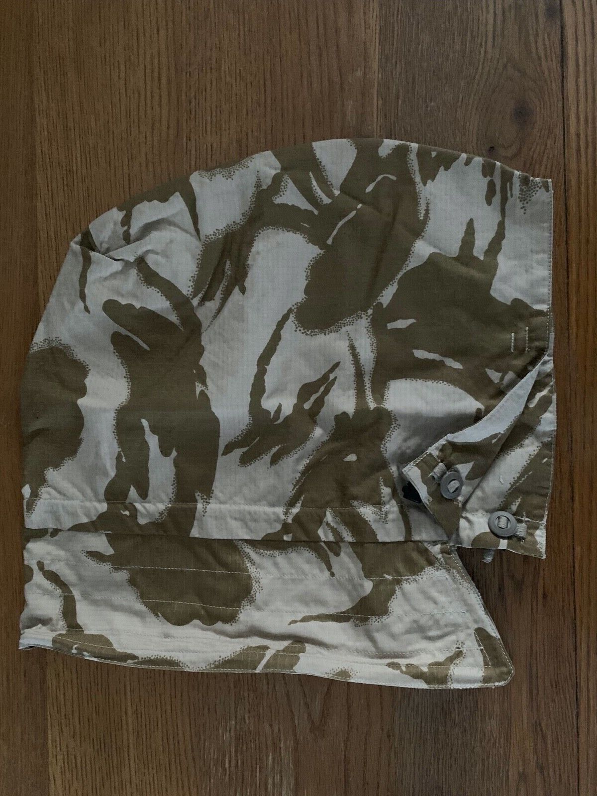UK British Army Surplus Desert DPM Detachable Smock Hood Rip-Stop Camo Material