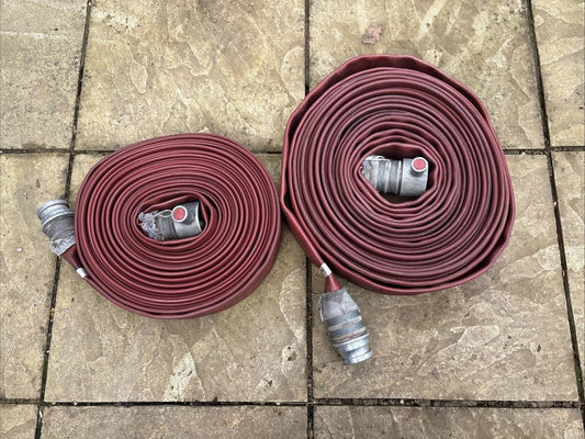 Angus Duraline  Lay Flat Fire Hose 70mm x 23m Flood Fire Appliance Irrigation ￼