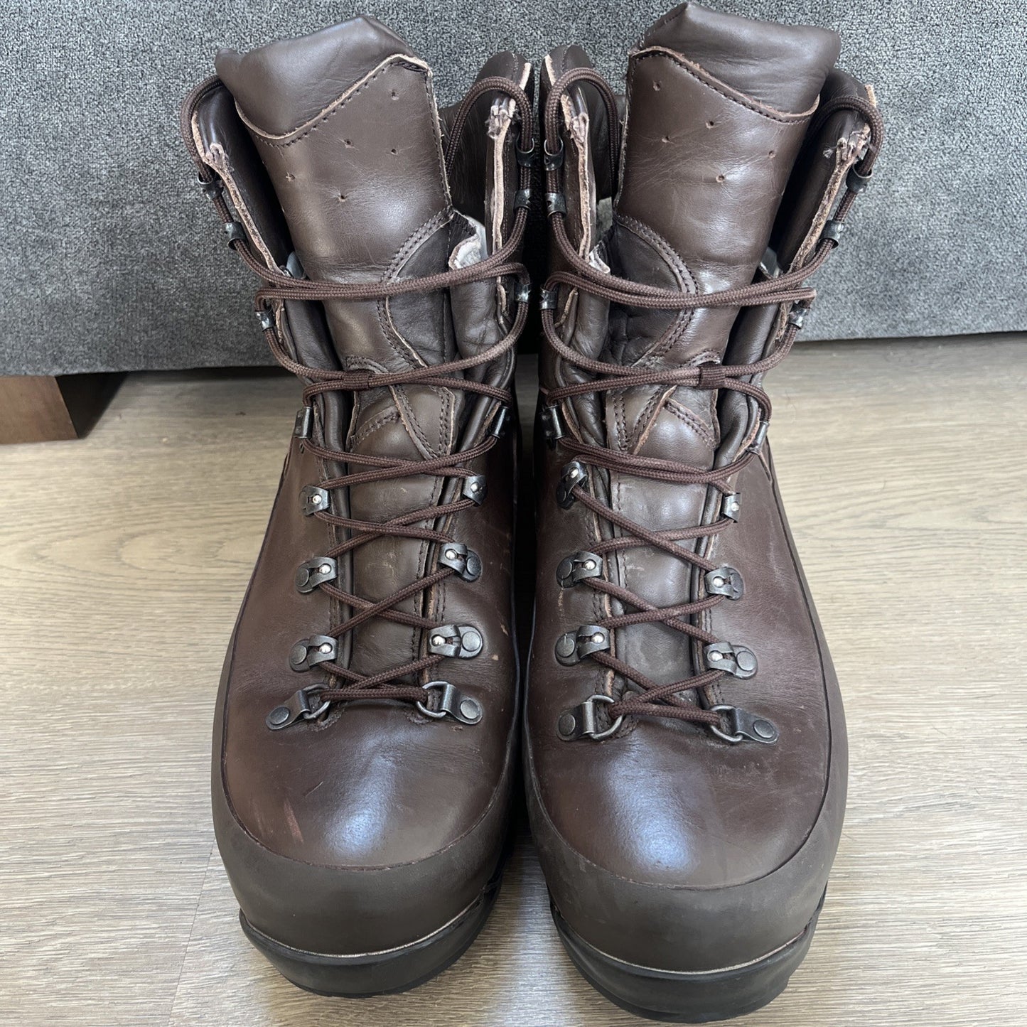 ITURRI SIZE 12M GORETEX BRITISH ARMY COLD WET WEATHER BOOTS BROWN Used GTX