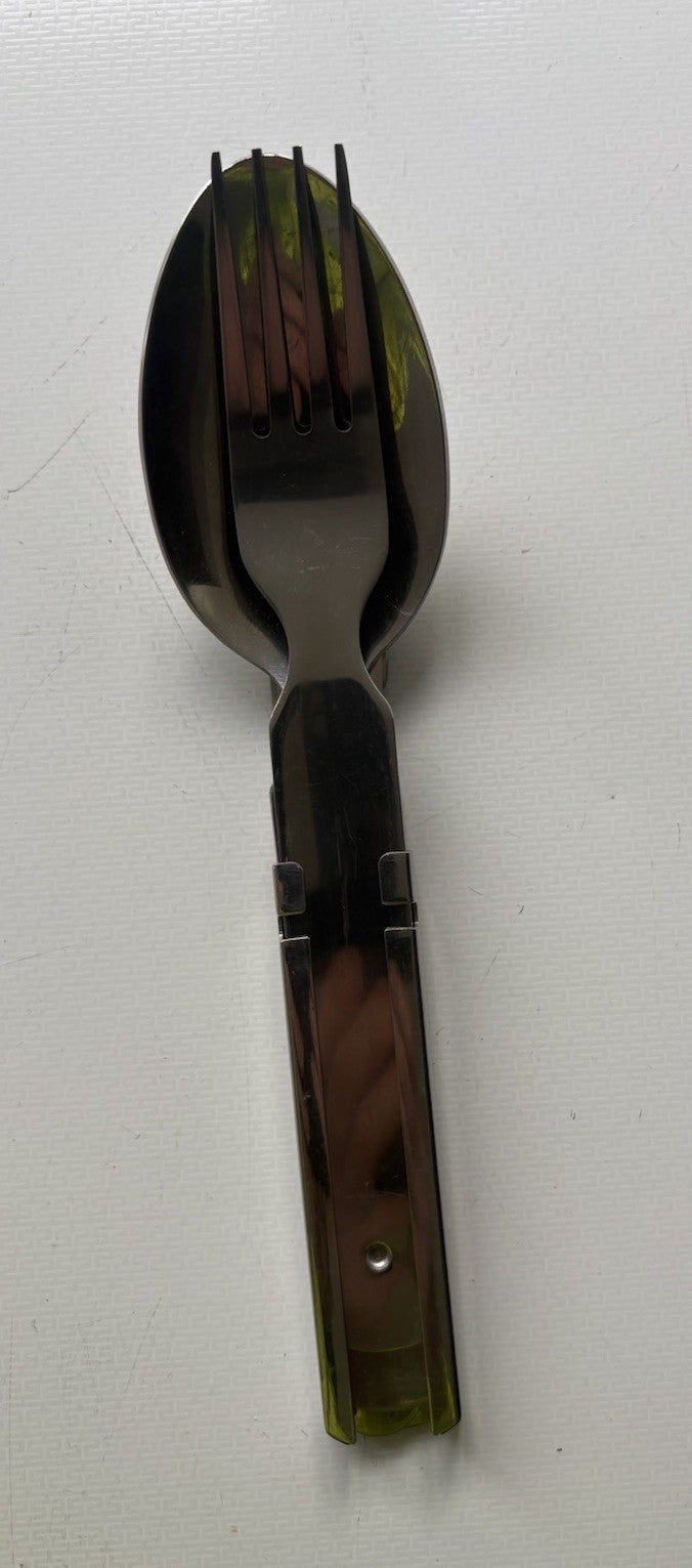 Army Knife Fork Spoon Set Camping Kit Eating Dining Utensil Camping