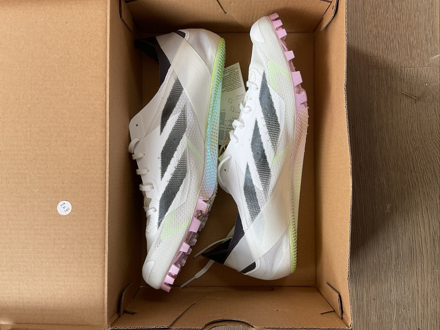 Adidas Adizero Finesse Size 9 BNWT WHITE TRACK AND FIELD