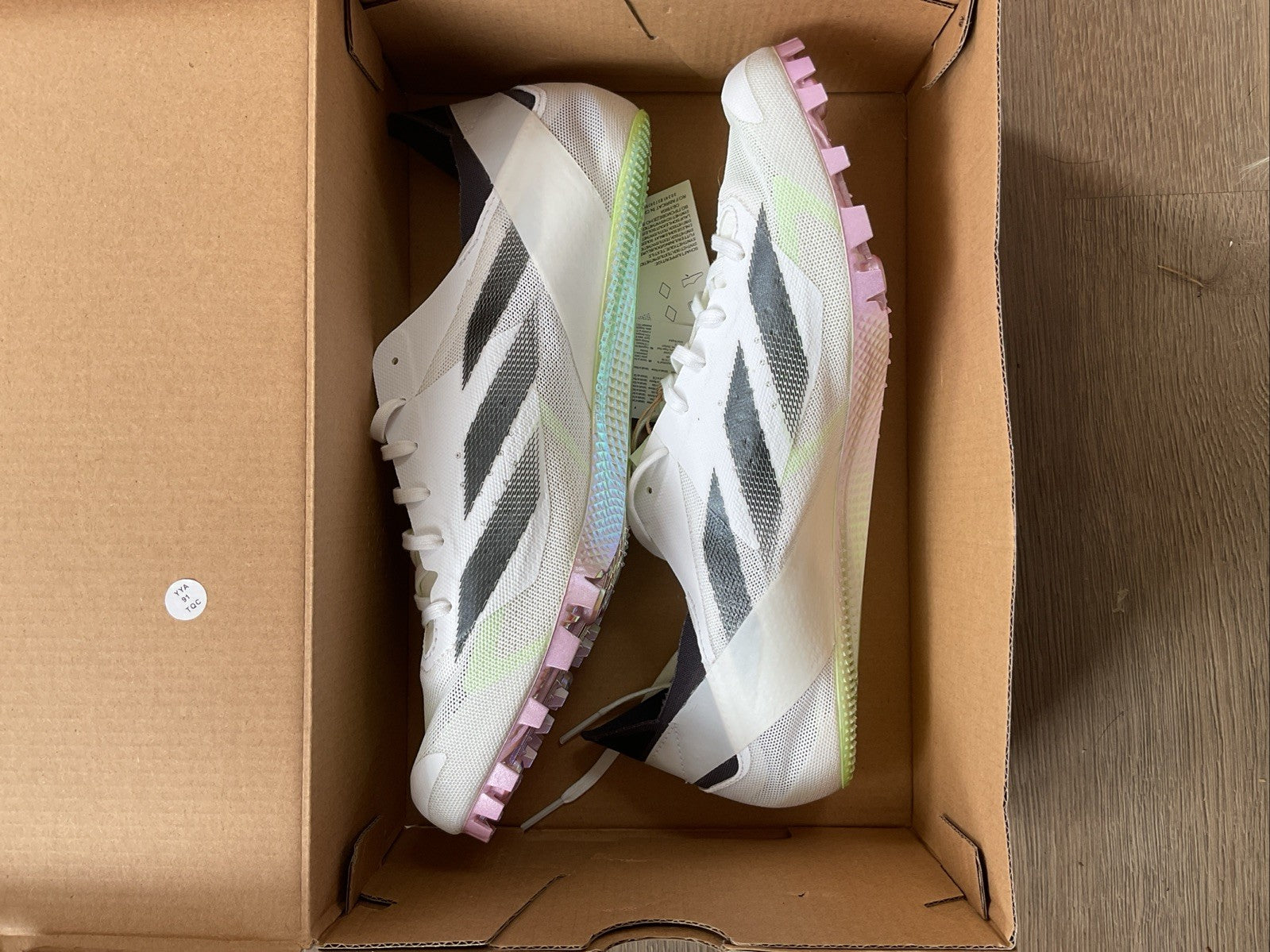 Adidas Adizero Finesse Size 9 BNWT WHITE TRACK AND FIELD