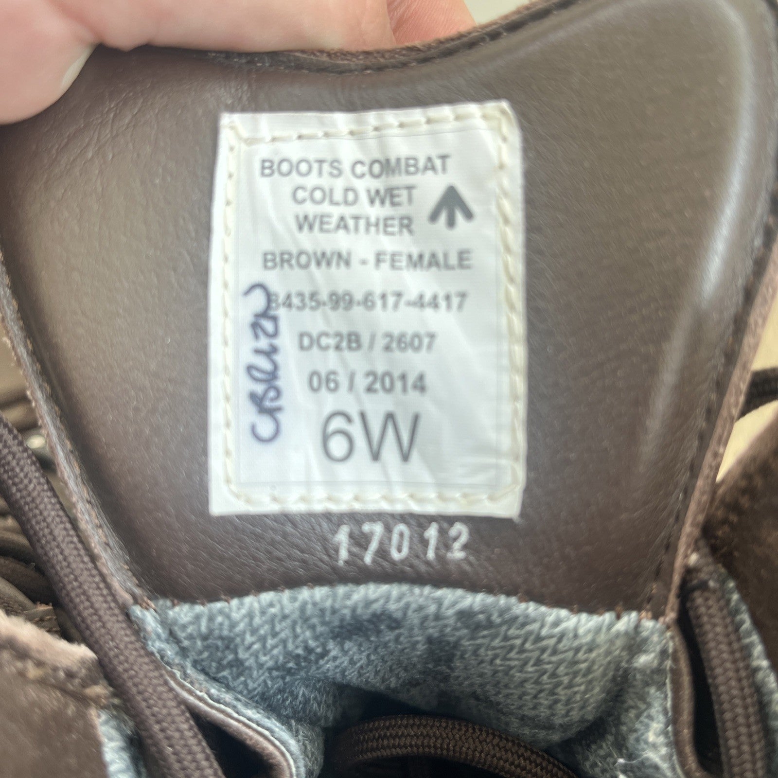Karrimor SF Vibram Sole Combat Boots Womens Brown Goretex Size UK 6W Used