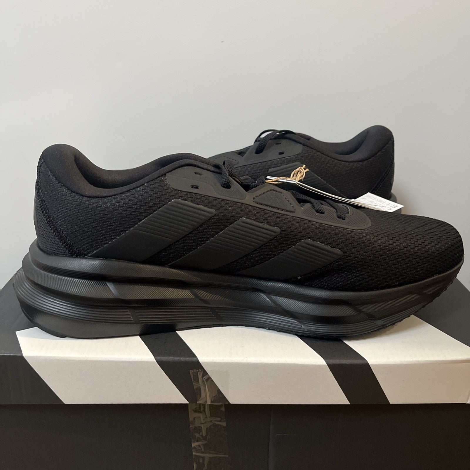 adidas Galaxy 7 Mens Trainers Black Cloudfoam Comfort Sneakers Running UK Size 8