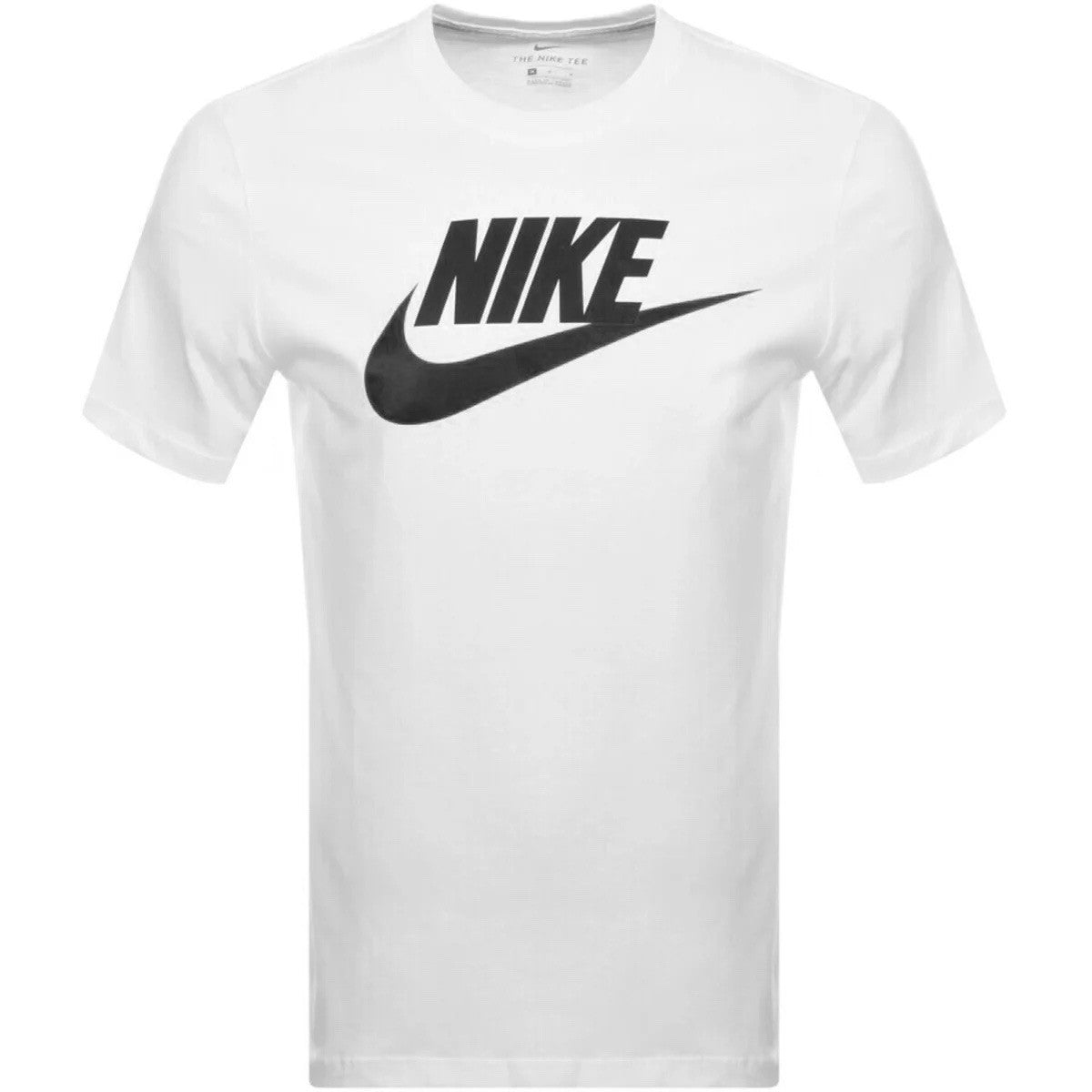 NIKE Brand New Black White Logo Tick Short Sleeve Crew Neck T-Shirt Sizes