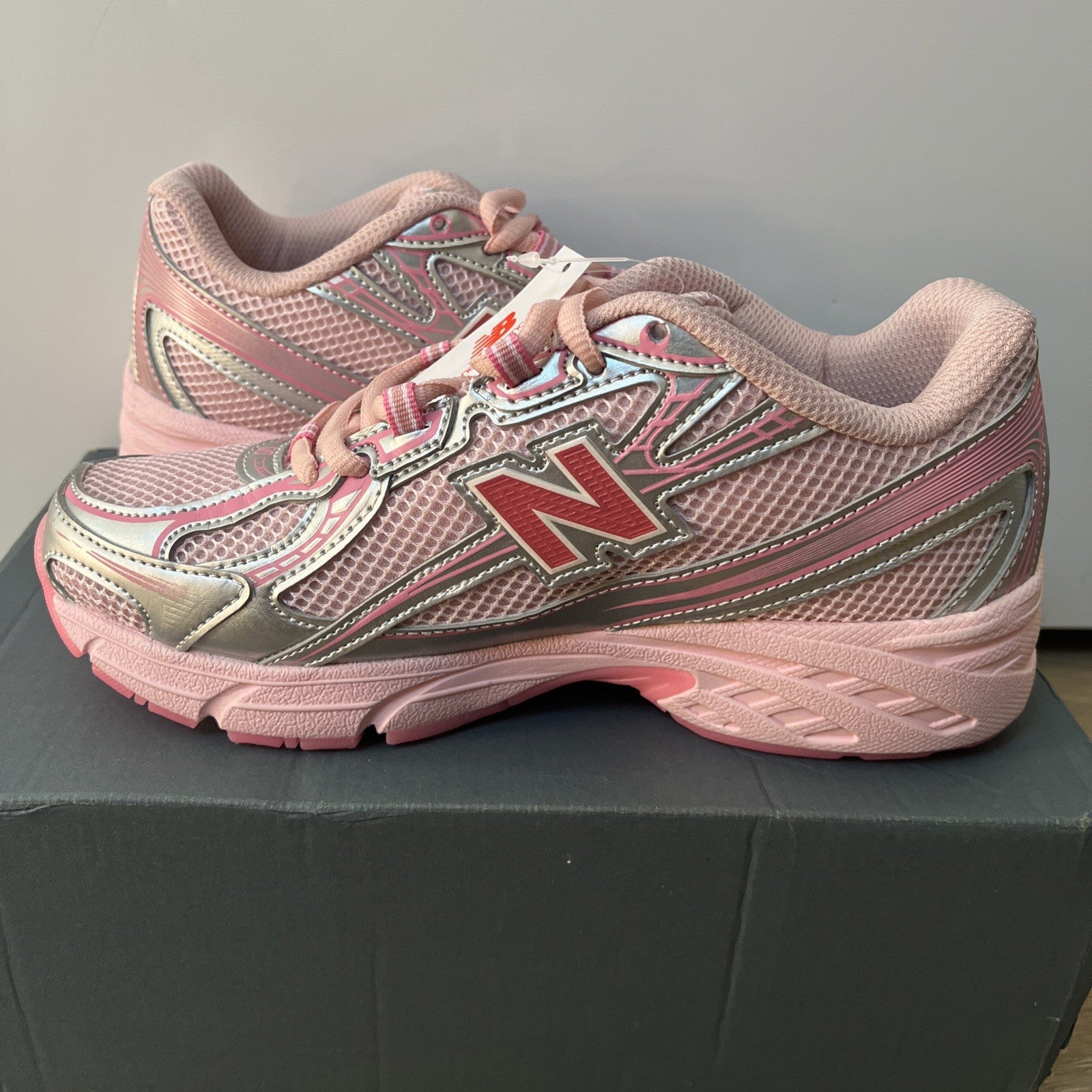 NEW BALANCE Pink & Silver 740 Trainers UK Size 6 Brand New U740AP2 Trainers NB