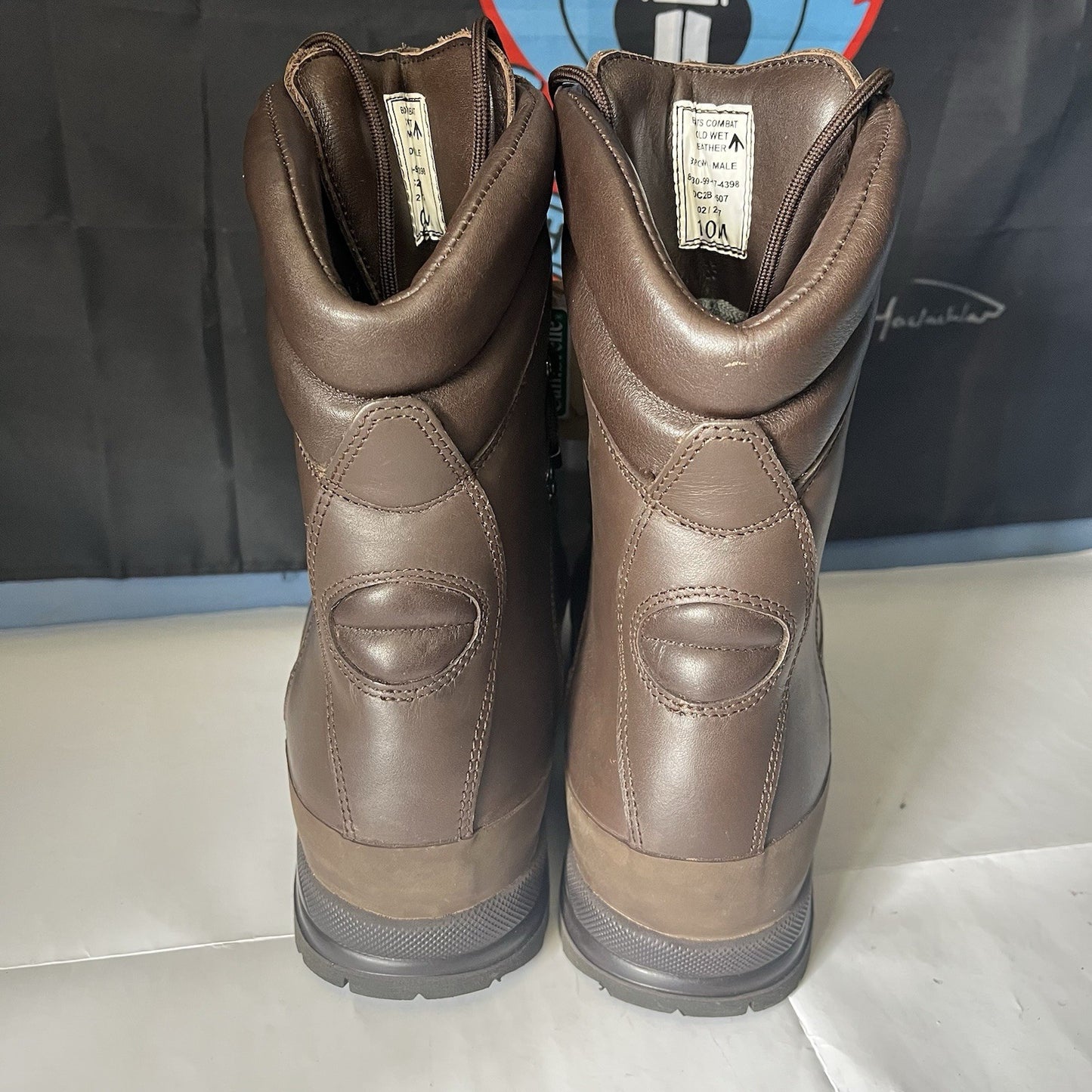 British Army Military Cold Wet Weather Goretex Leather Combat Boots Brown Sizes