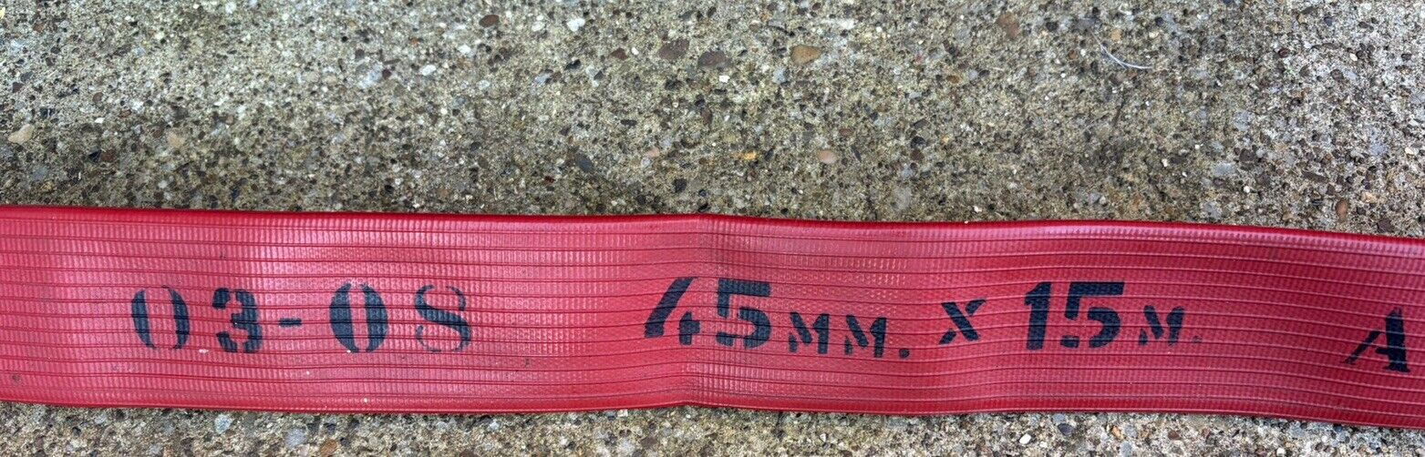 Fire Hose Angus Duraline Search  Rescue Equipment Appliance Pump Fireman 45x15m