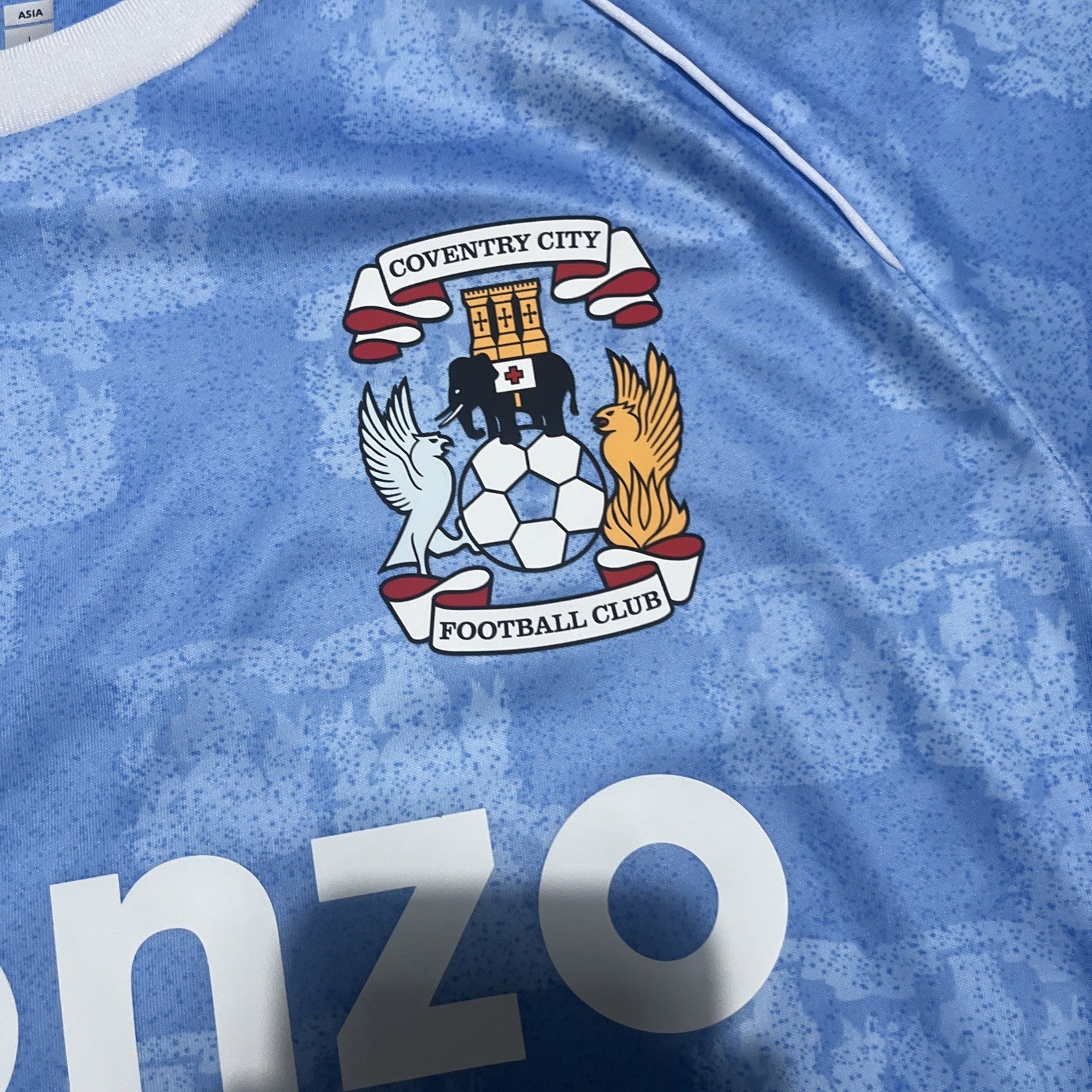Mason-Clark Medium Professional Signed Coventry City Shirt 25/26 No COA Hummel