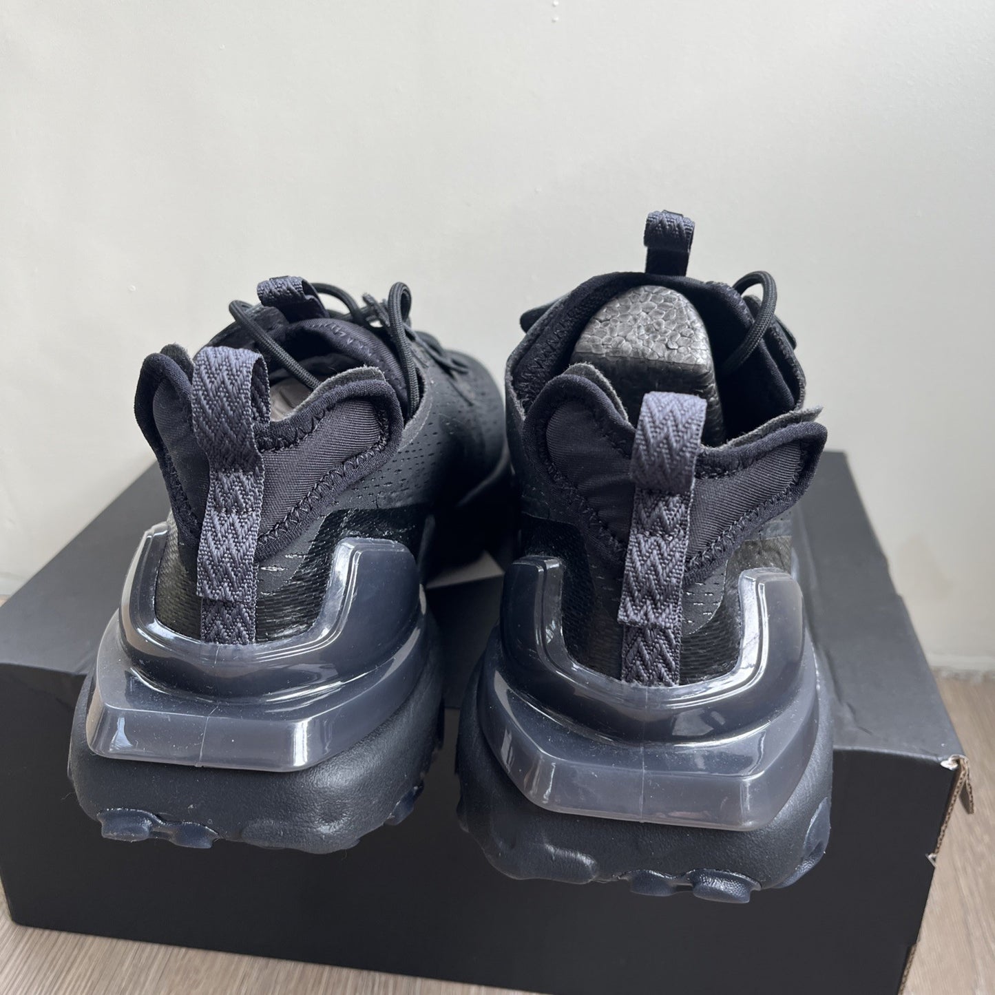 Nike React Vision Men's Trainers Black/Grey UK Size 10 Brand New Without Box