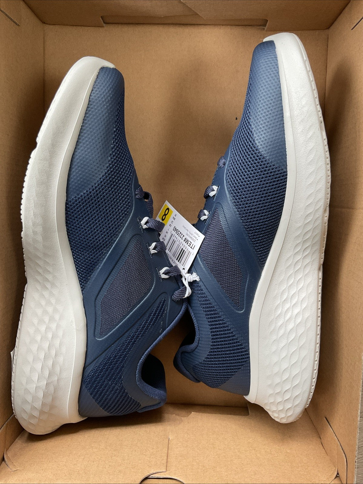 Sketchers Air Cooled Memory Foam Men’s Trainers  Size 7 Blue Navy New Century