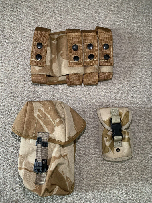 British Military Desert DPM Osprey VARIOUS Ammo Ammunition Pouch Webbing Bags