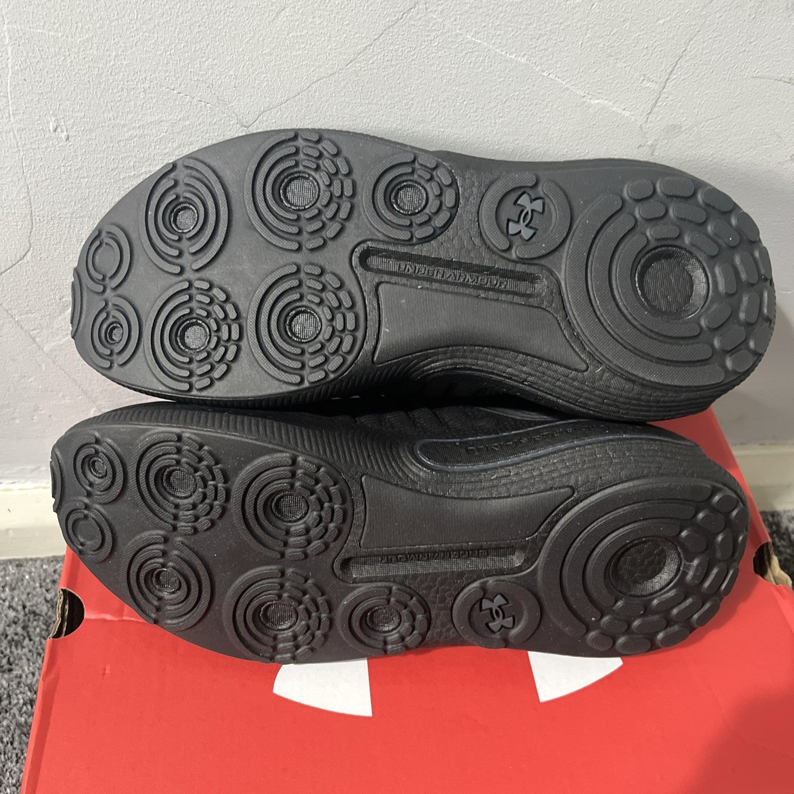 Under Armour Men's UA Phantom 4 Shoes in Black Size UK 7.5 Gym Running Trainer