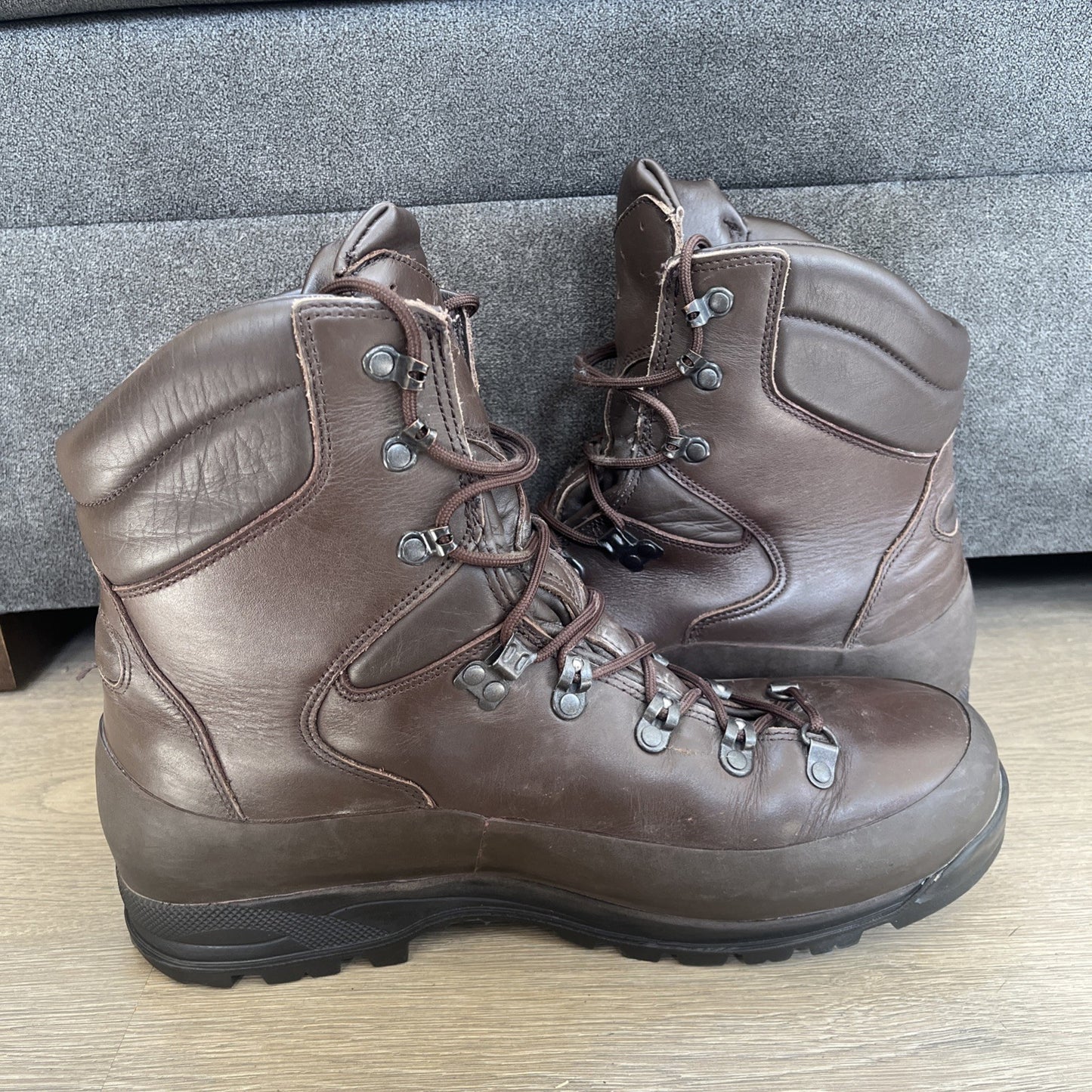 ITURRI SIZE 12M GORETEX BRITISH ARMY COLD WET WEATHER BOOTS BROWN Used GTX