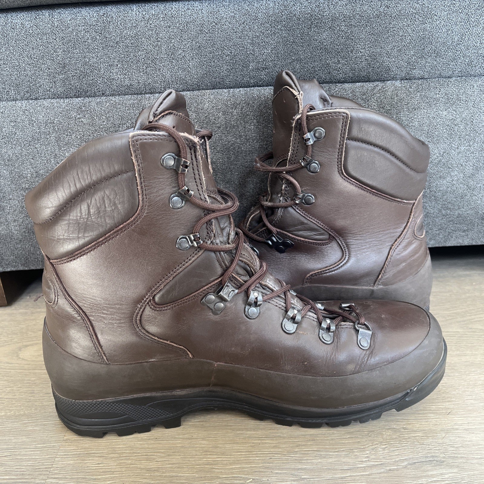 ITURRI SIZE 12M GORETEX BRITISH ARMY COLD WET WEATHER BOOTS BROWN Used GTX