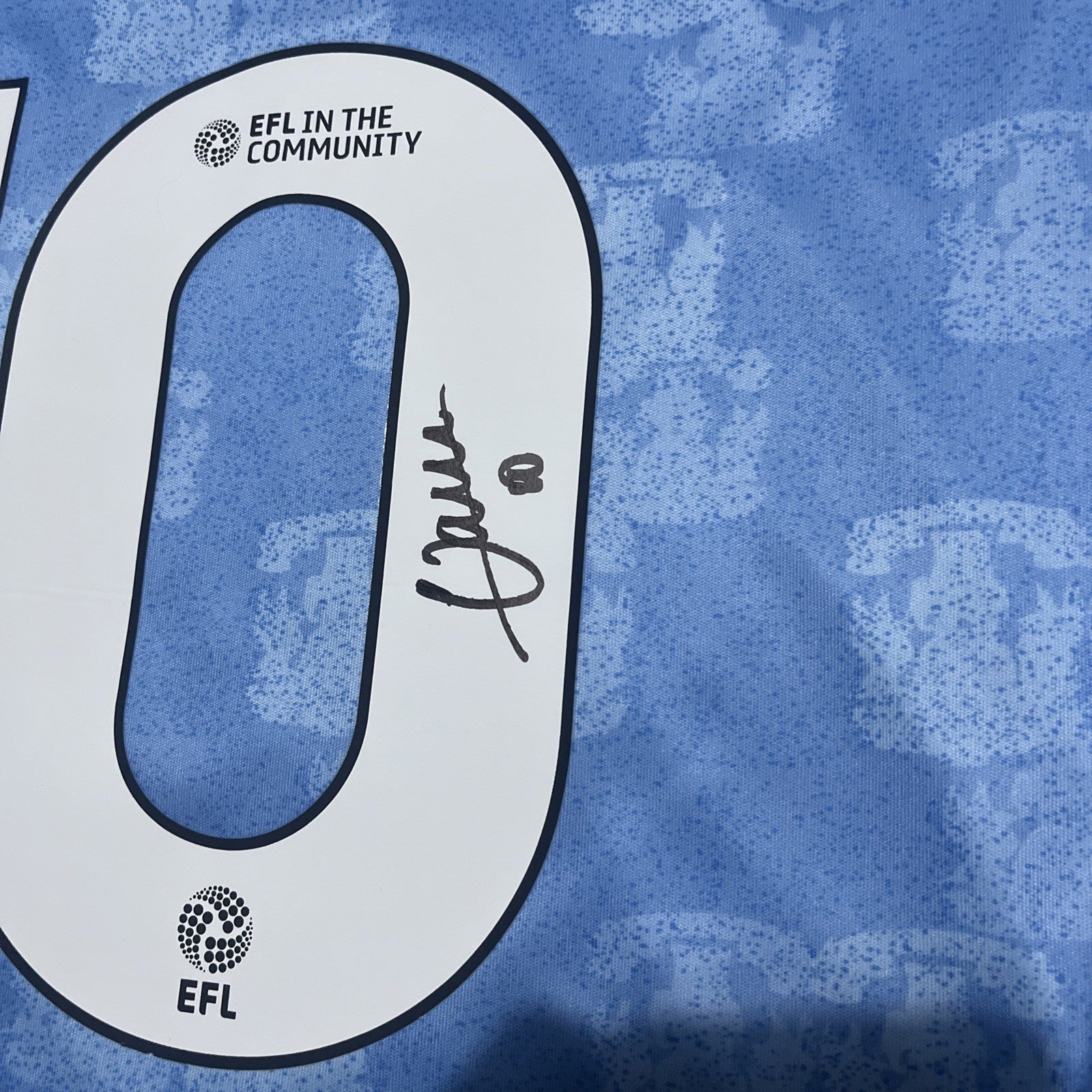 Mason-Clark Medium Professional Signed Coventry City Shirt 25/26 No COA Hummel