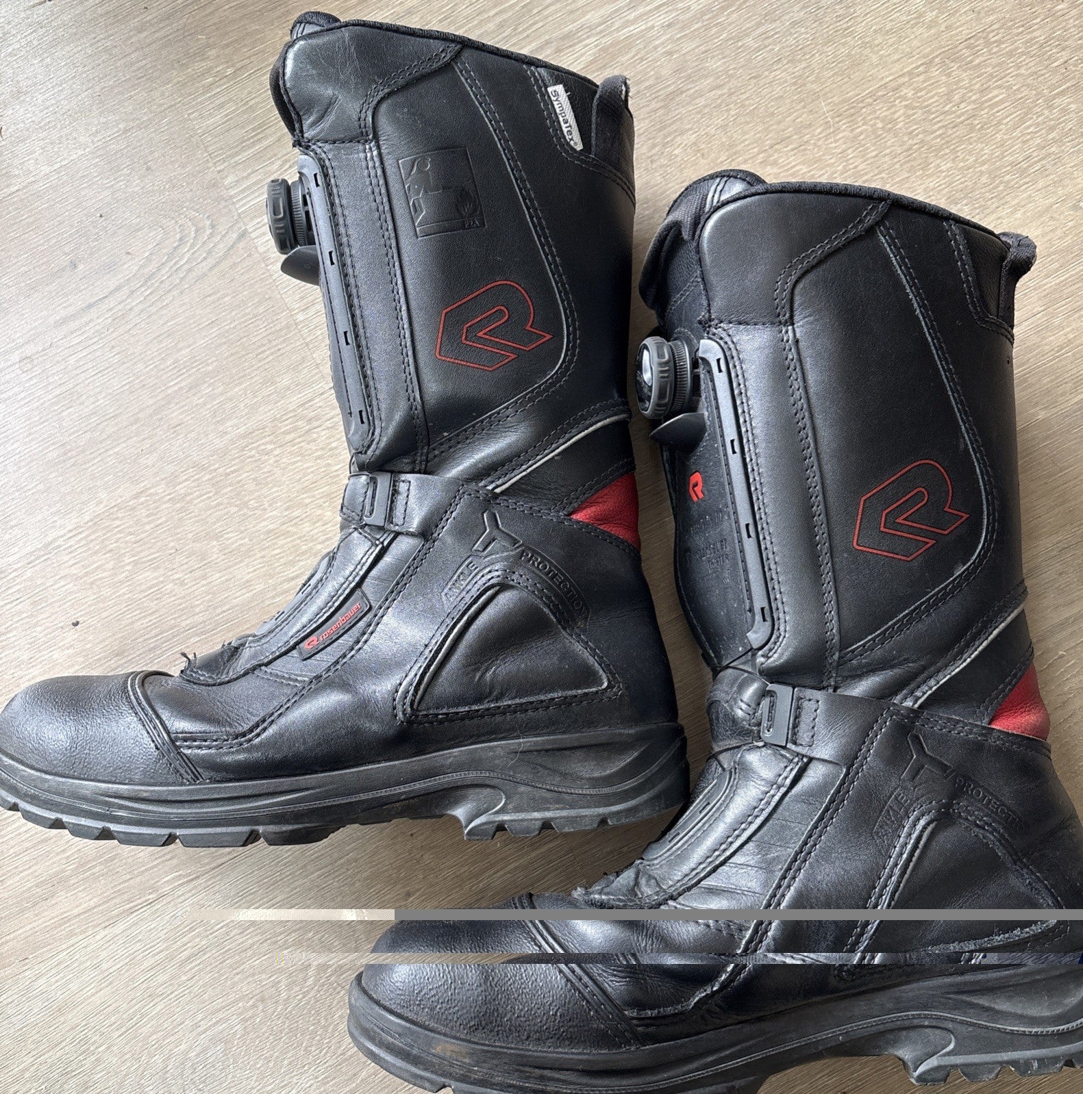 Rosenbauer Firefighter Boots UK 10.5 Fire Rescue Safety Leather Boots