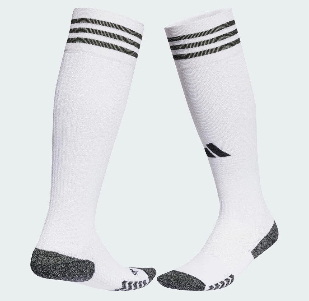 Adidas Adi Sock 23 Football Socks Team White Sports Rugby Hockey Adult UK 9-10